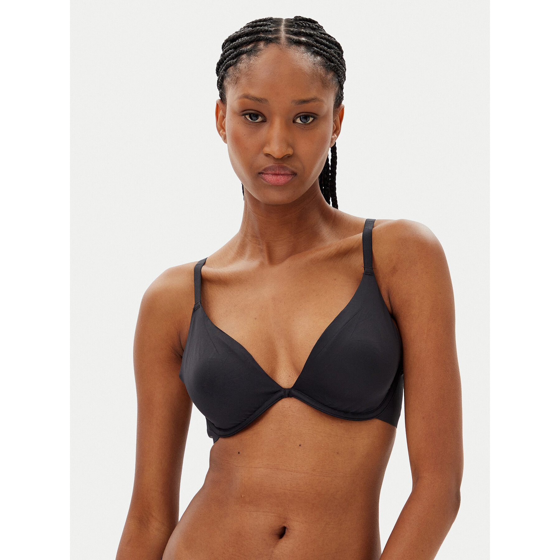 Hunkemöller Reggiseno con ferretto Smooth 206736 Nero