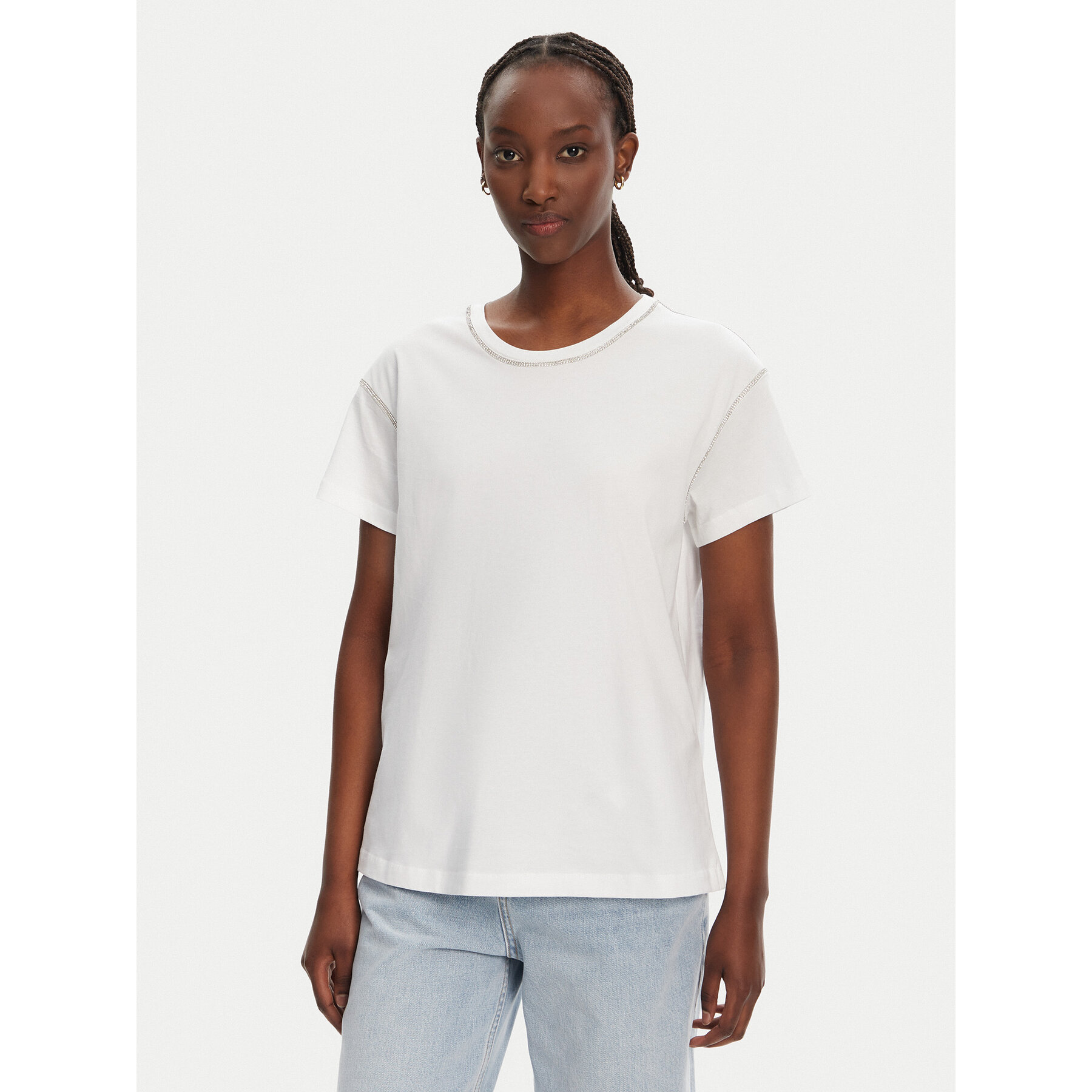 Liu Jo T-Shirt WA5148 J4893 Weiß Regular Fit
