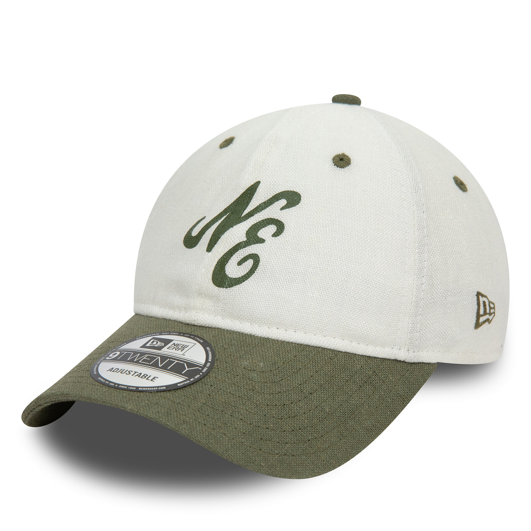  Baseball sapka New Era Linen Script 920 Ne 60503545 Ekru akciós termékkép 1