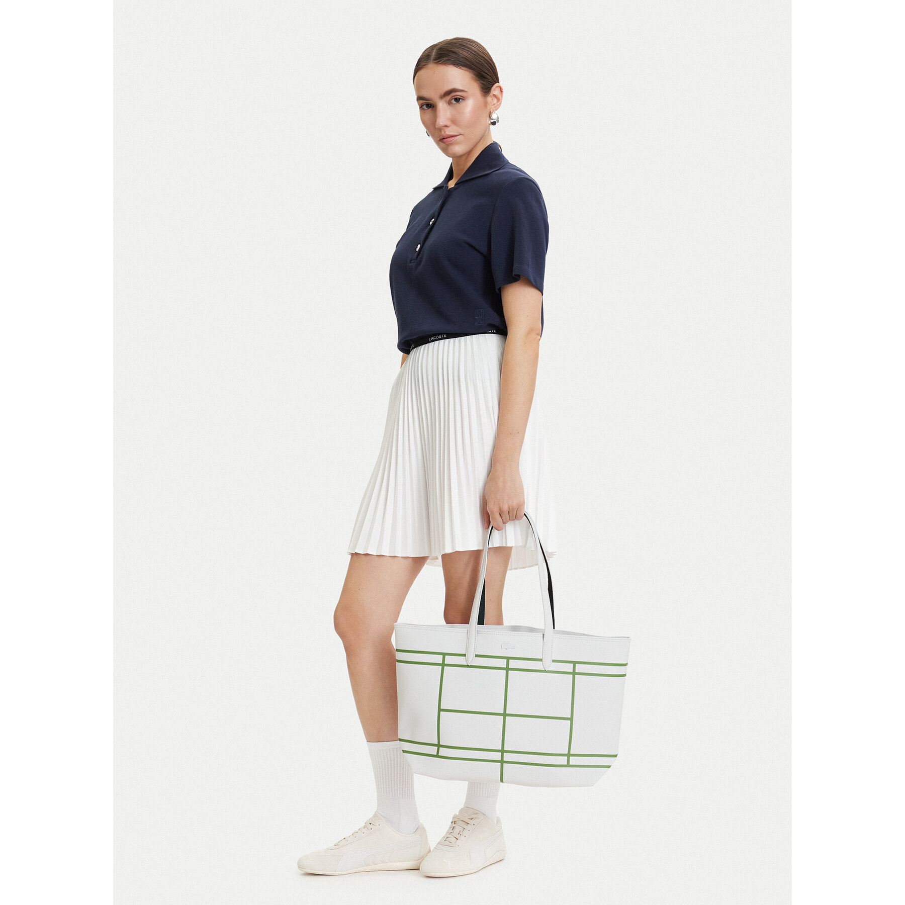 Kabelka Lacoste Anna NF5250AS Tmavomodrá