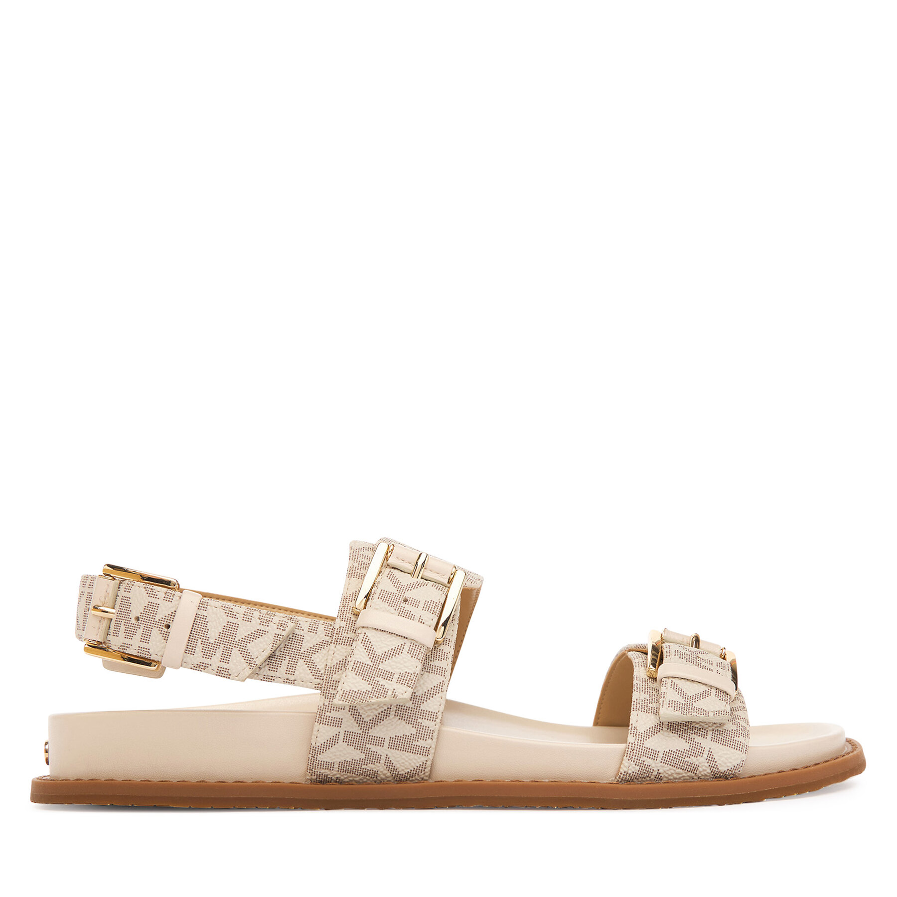 Sandále MICHAEL Michael Kors Nia Flat 40S6NIFS2B Krémová