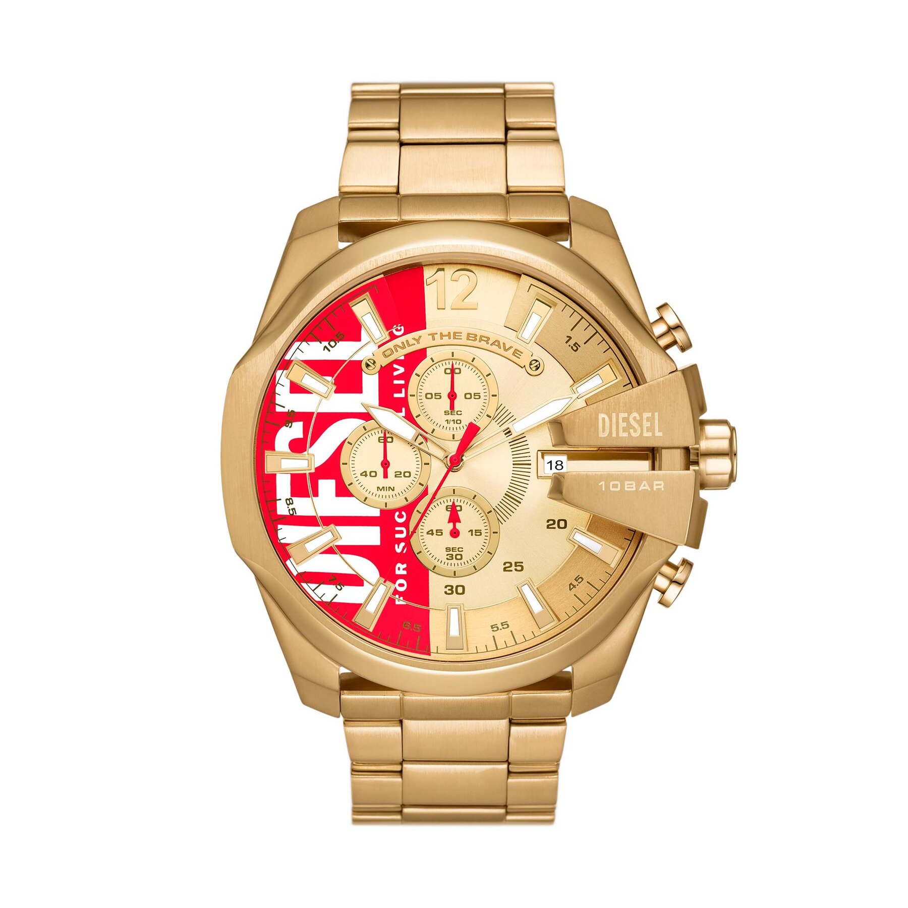 

Годинник Diesel Mega Chief DZ4642 Gold/Gold, Золотий
