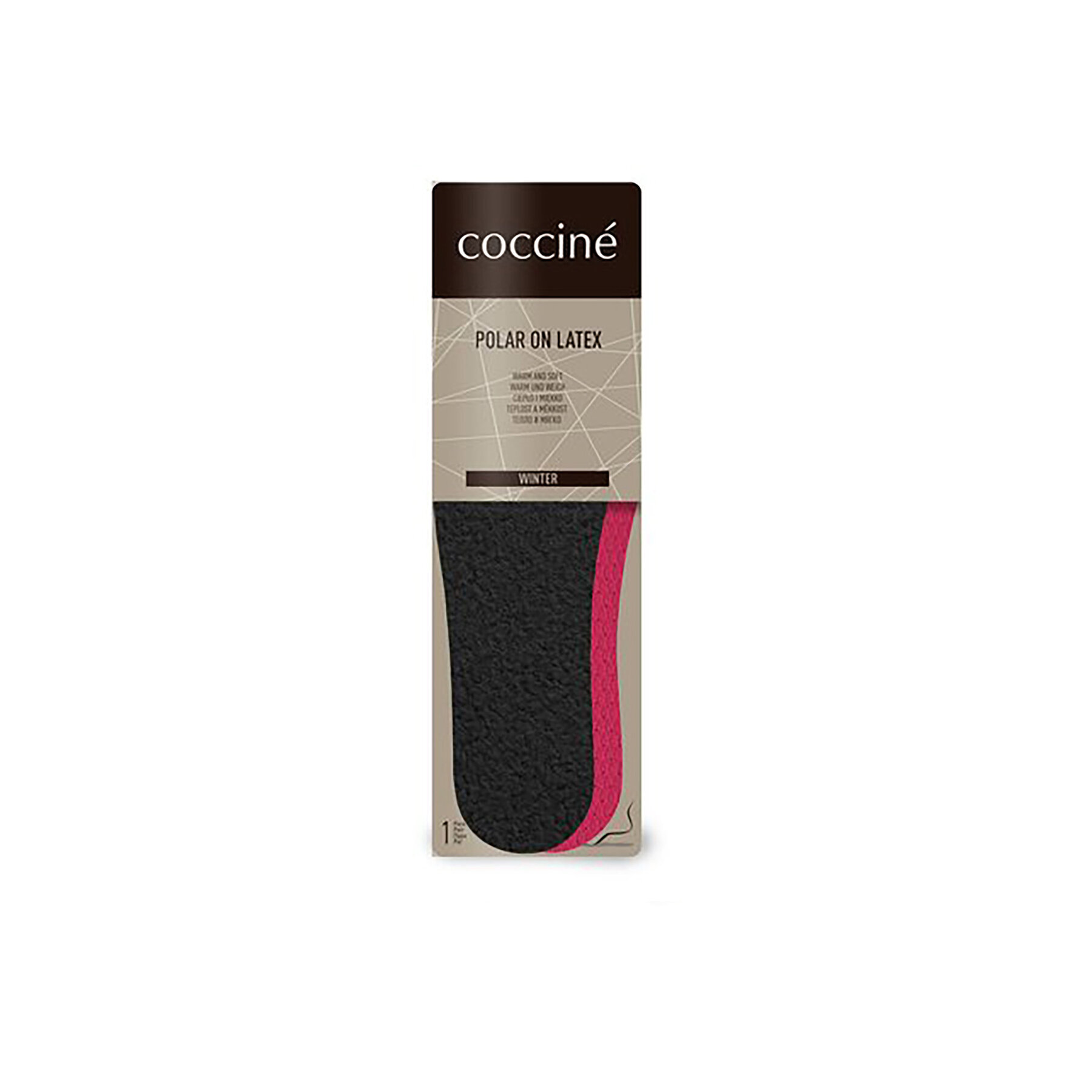 Tălpici Coccine POLAR ON LATEX WKŁADKA NR 45-46AZ Colorat