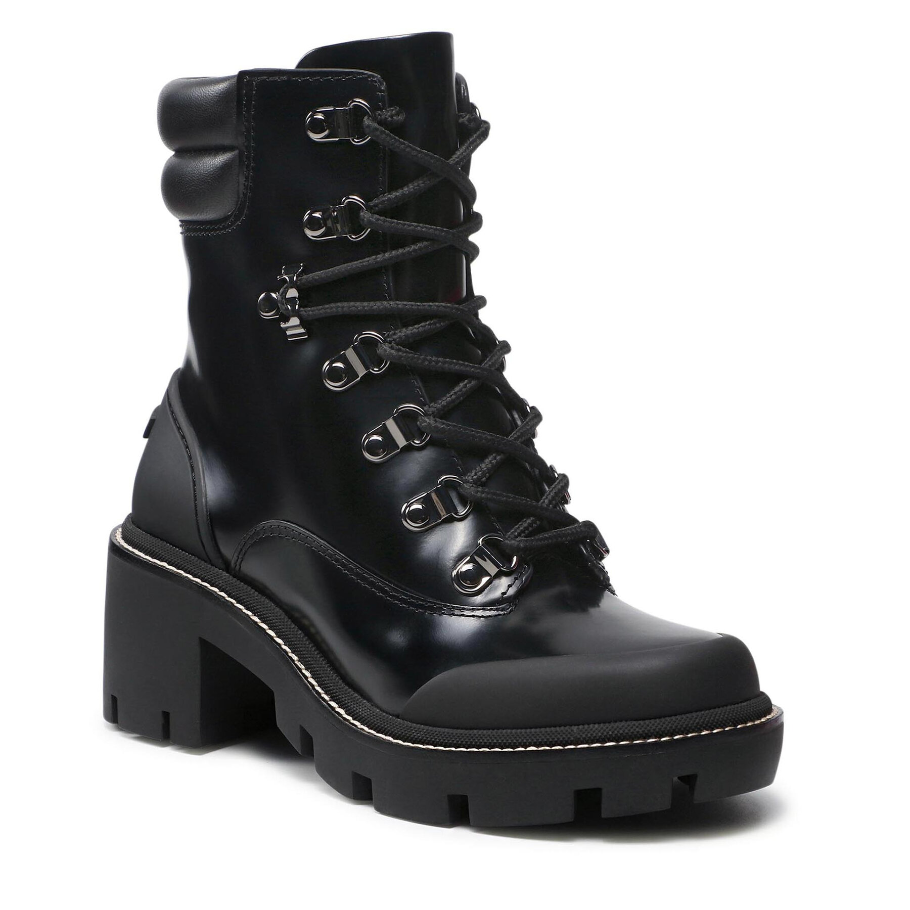 Škornji Tory Burch Lug Sole Hiker Ankle Boot 85304 Perfect Black/Perfect Black 004
