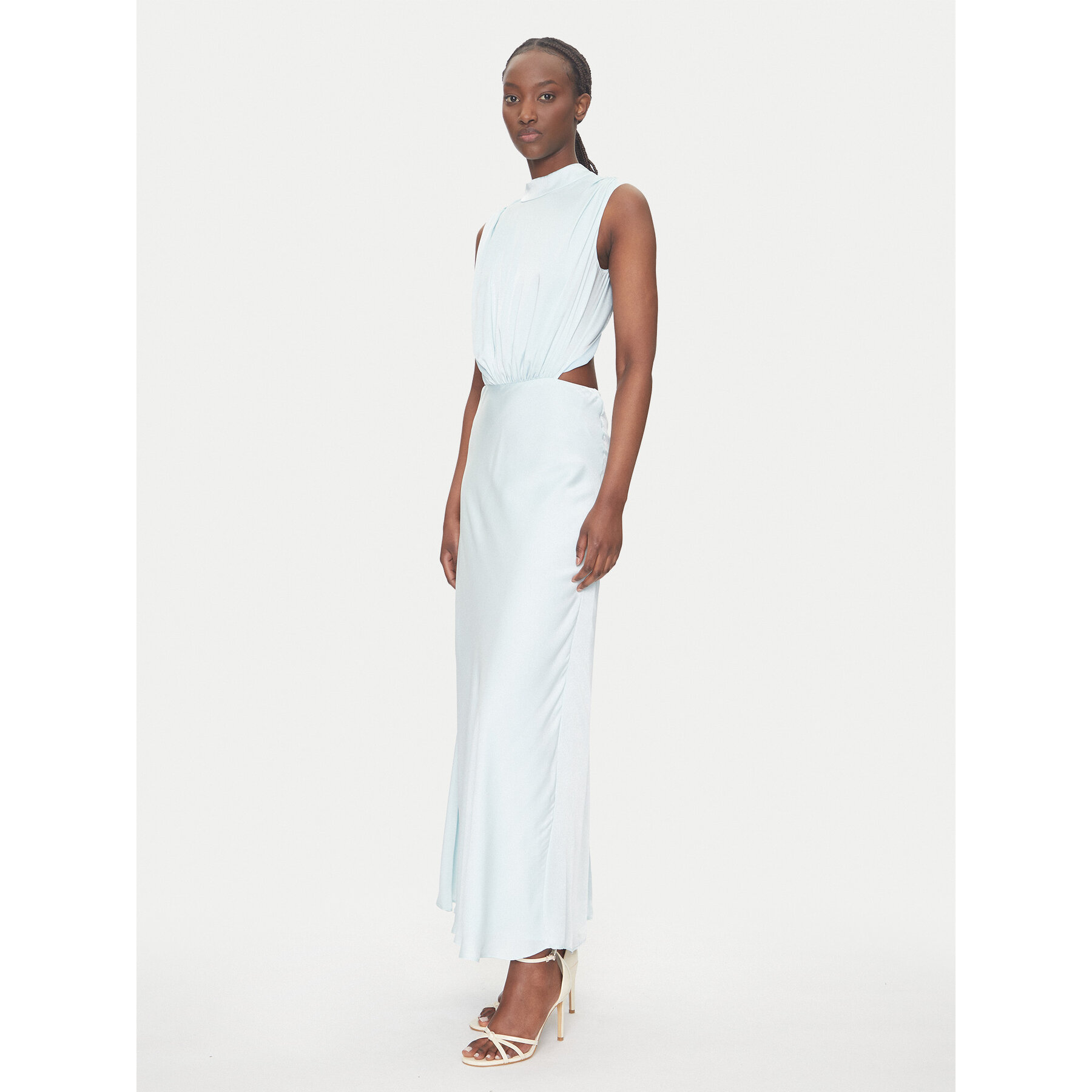 Bardot Abendkleid 59868DB Hellblau Regular Fit