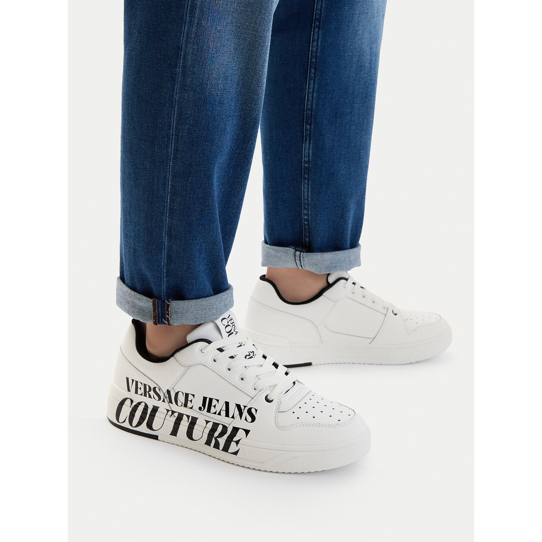 Sneakers Versace Jeans Couture 80YA3SJ5 Alb