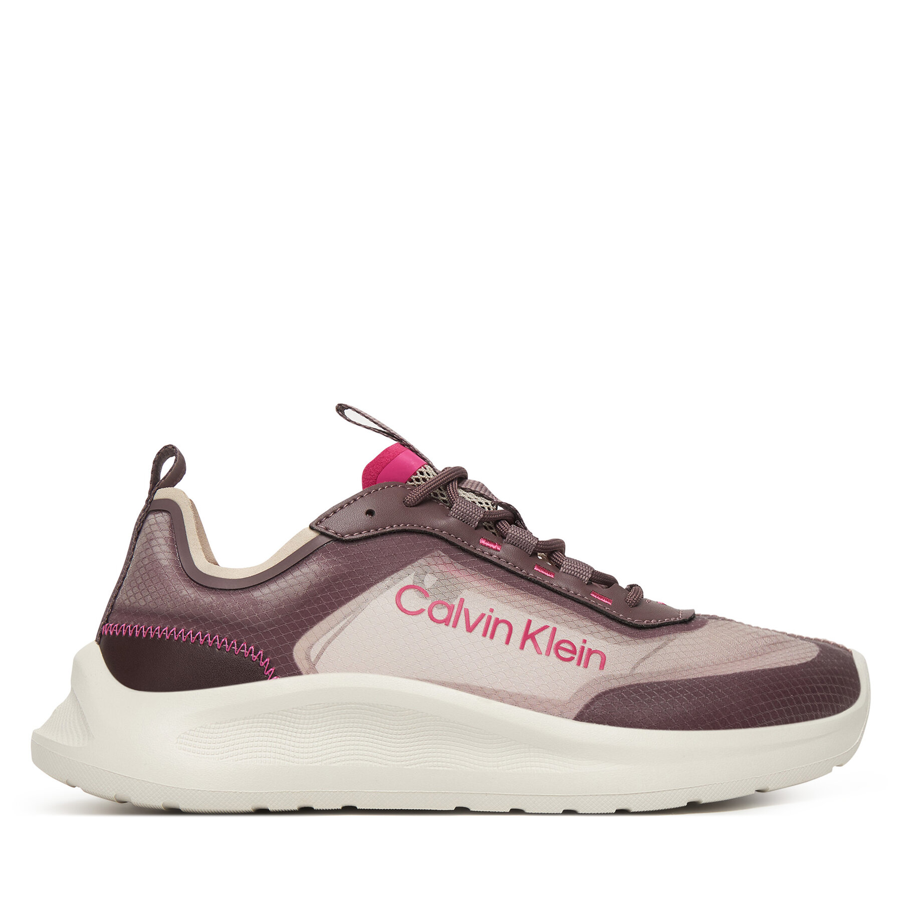 Tenisice Calvin Klein Light Eva Run Lup Transp Ripst HW0HW02998 Ružičasta