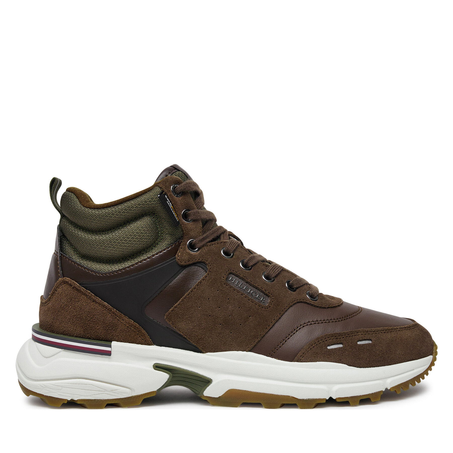 Botines planos Tommy Hilfiger Trenerzy Confort Home FM0FM05222 Marrón