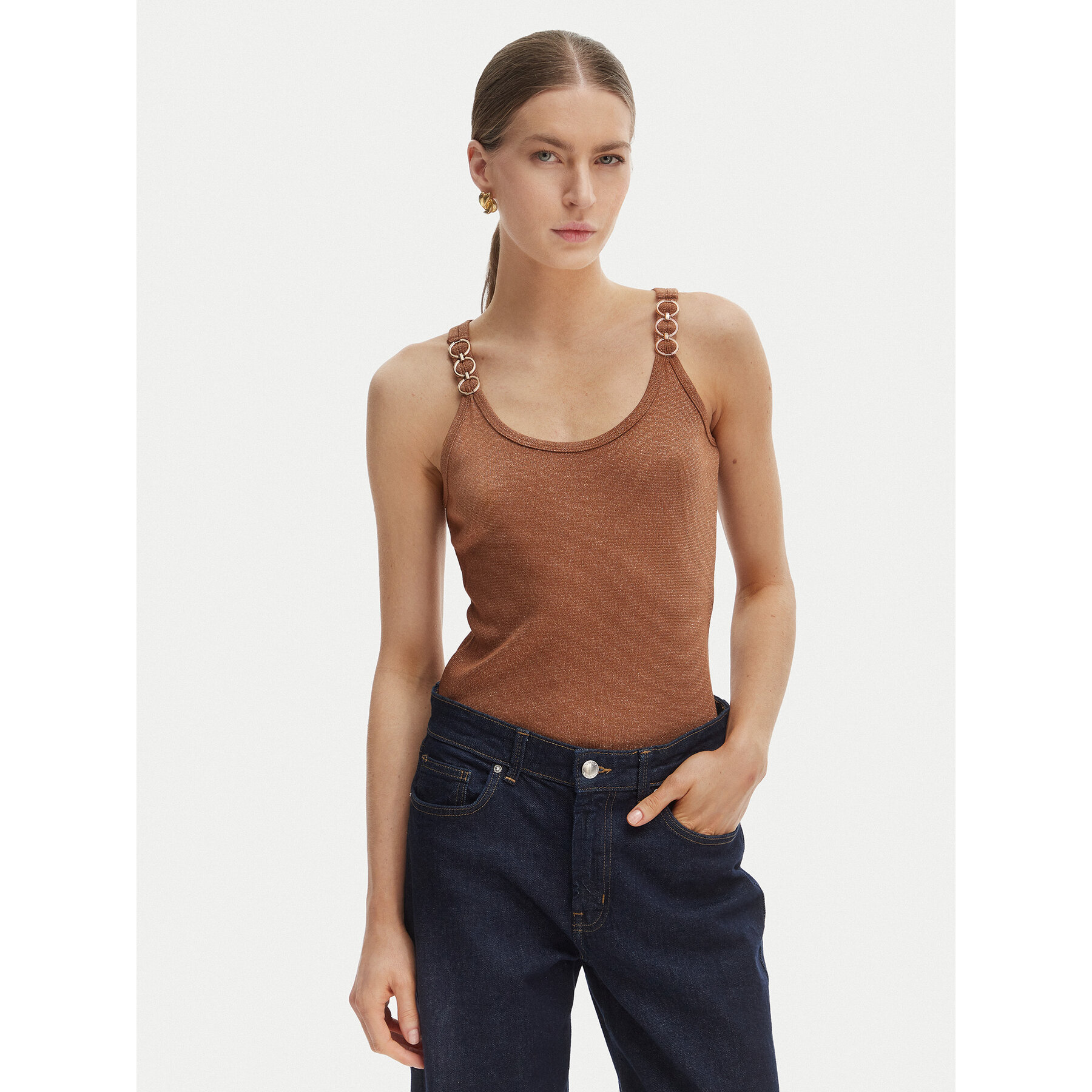 Morgan Top 251-DIDOA Rame Slim Fit