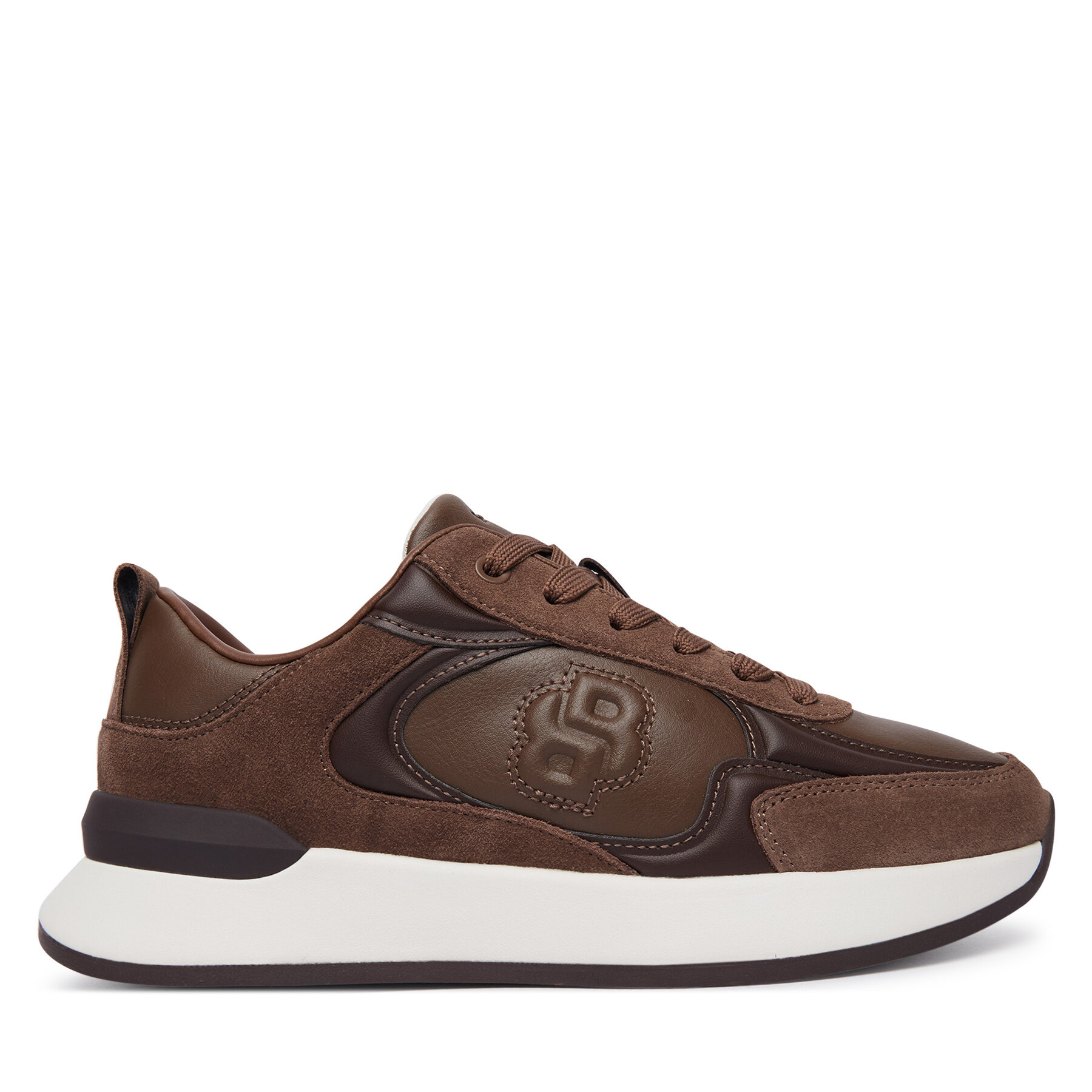 Sneakersy BOSS B Icon Runn 50573813 Hnedá