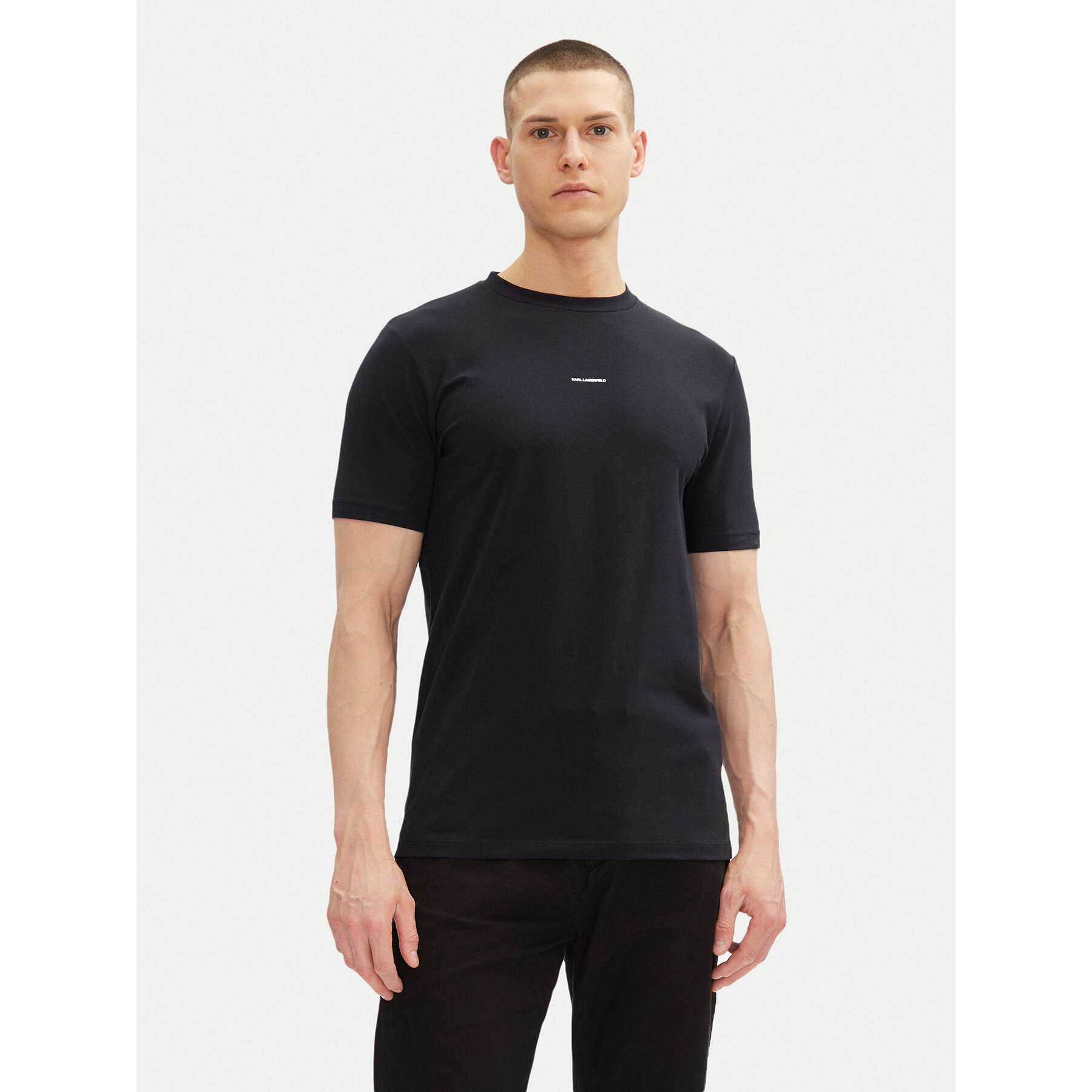 KARL LAGERFELD T-Shirt 755030 552235 Σκούρο μπλε Regular Fit