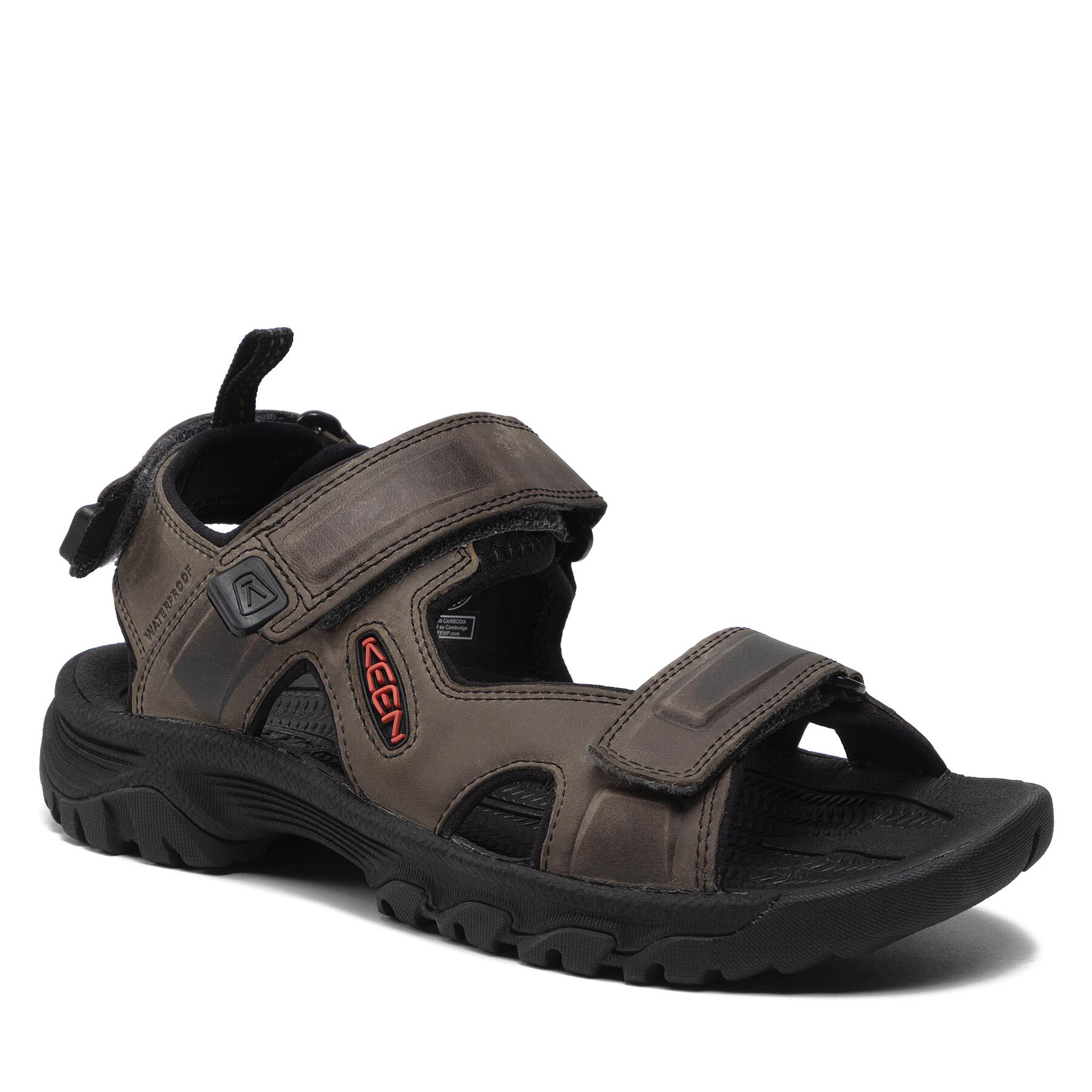 Sandale Keen Targhe III Open Toe Sandal 1022424 Grey/Black 1022424 imagine noua