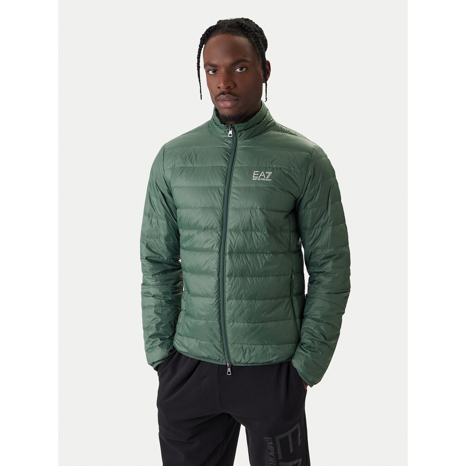 EA7 Emporio Armani Daunenjacke 8NPB23 PNGPZ U7260 Grün Regular Fit