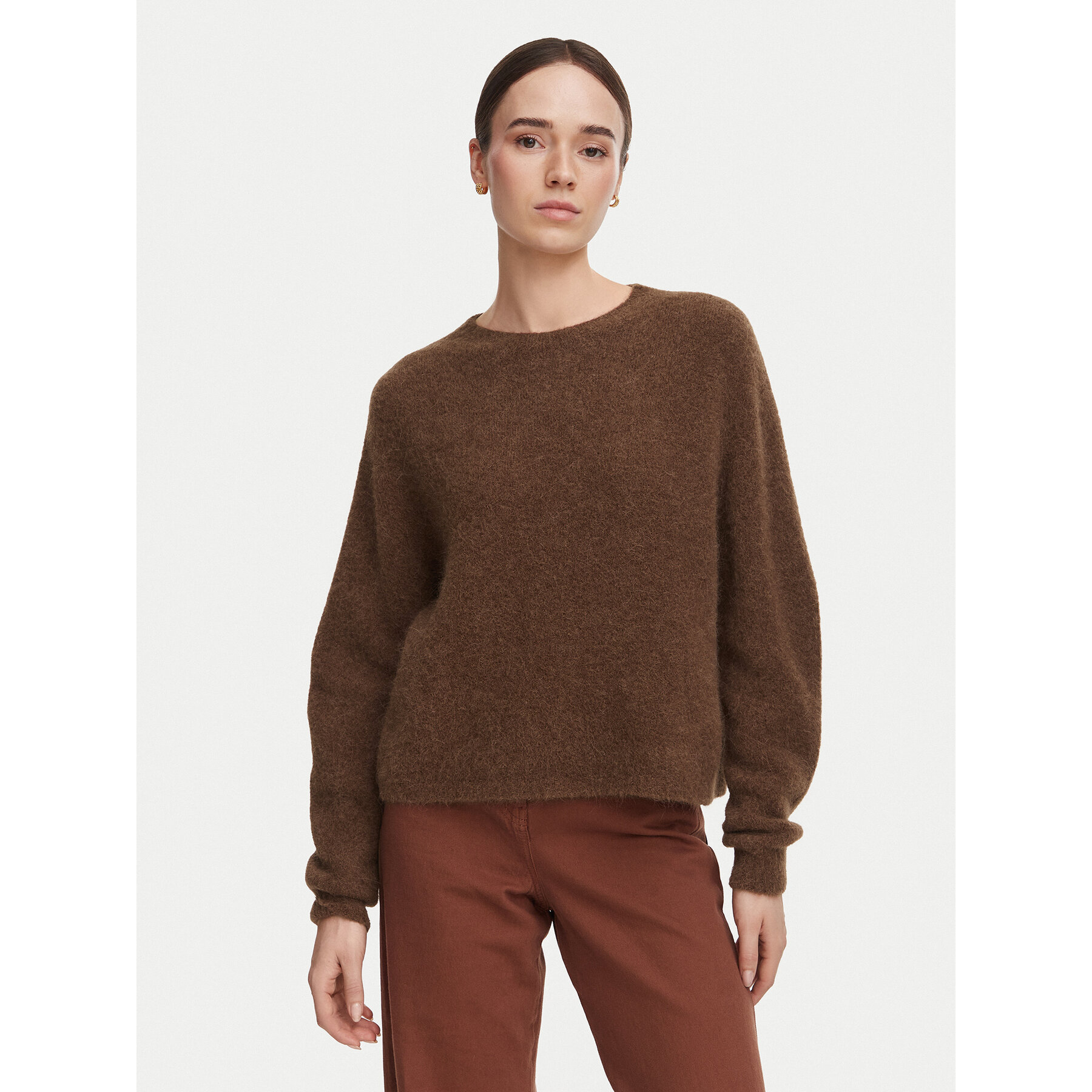 Marella Pullover Giunco 2623366322 Braun Loose Fit