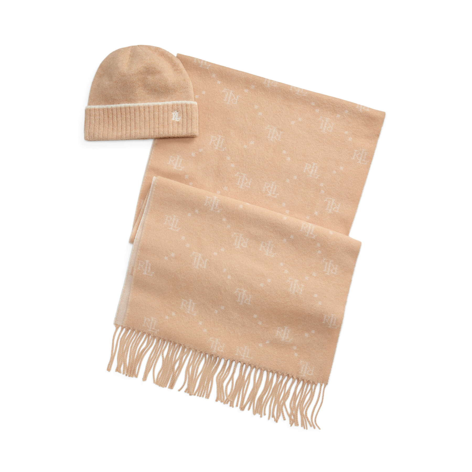 Šál LAUREN RALPH LAUREN 454960062004 Béžová