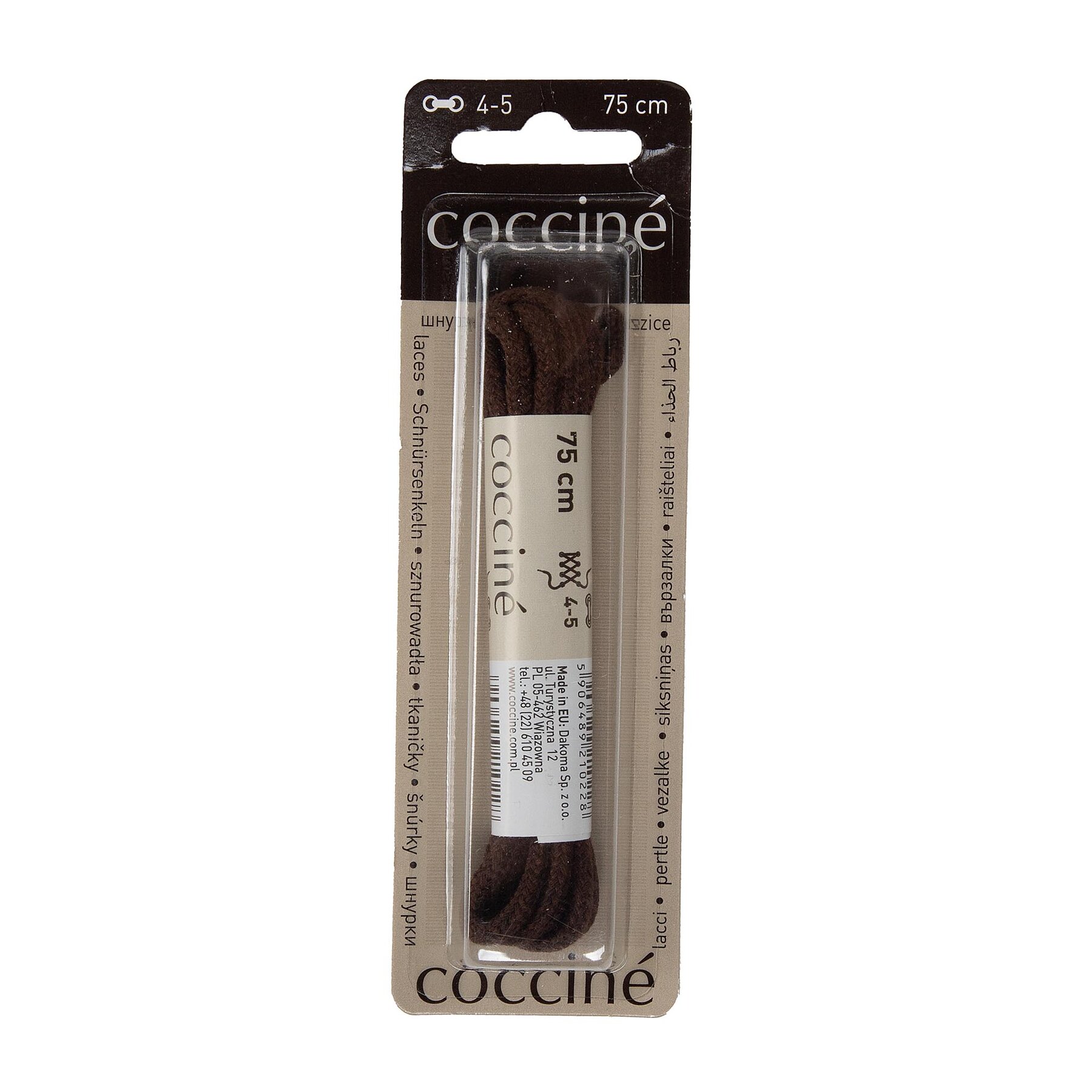 

Шнурівки для взуття Coccine SZNB/075/BRĄ/3B/AZ Brwon 3B/AZ, Коричневий