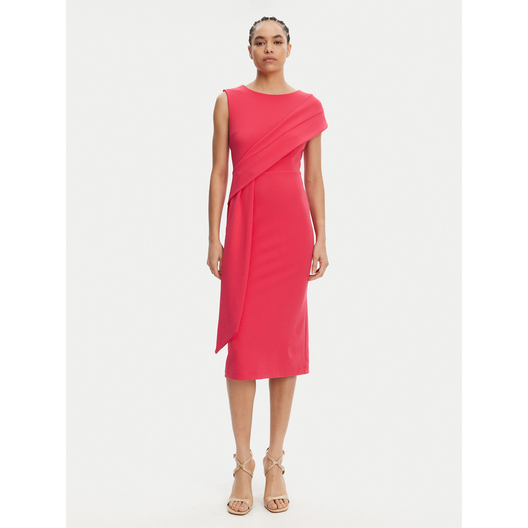 Rinascimento Coctailkleid CFC0019923002 Rosa Regular Fit