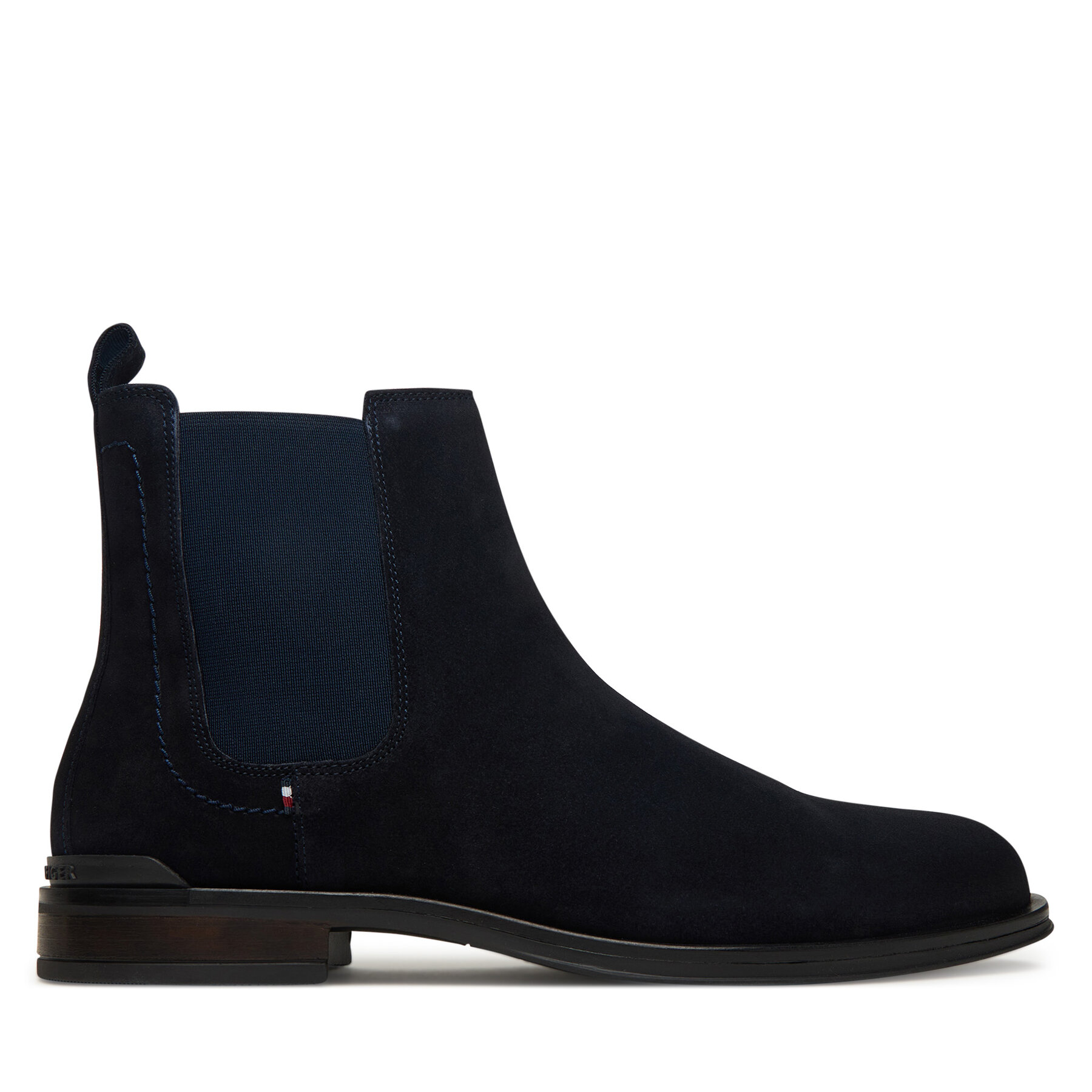 Bokacsizma Tommy Hilfiger Corporate FM0FM05580 Sötétkék