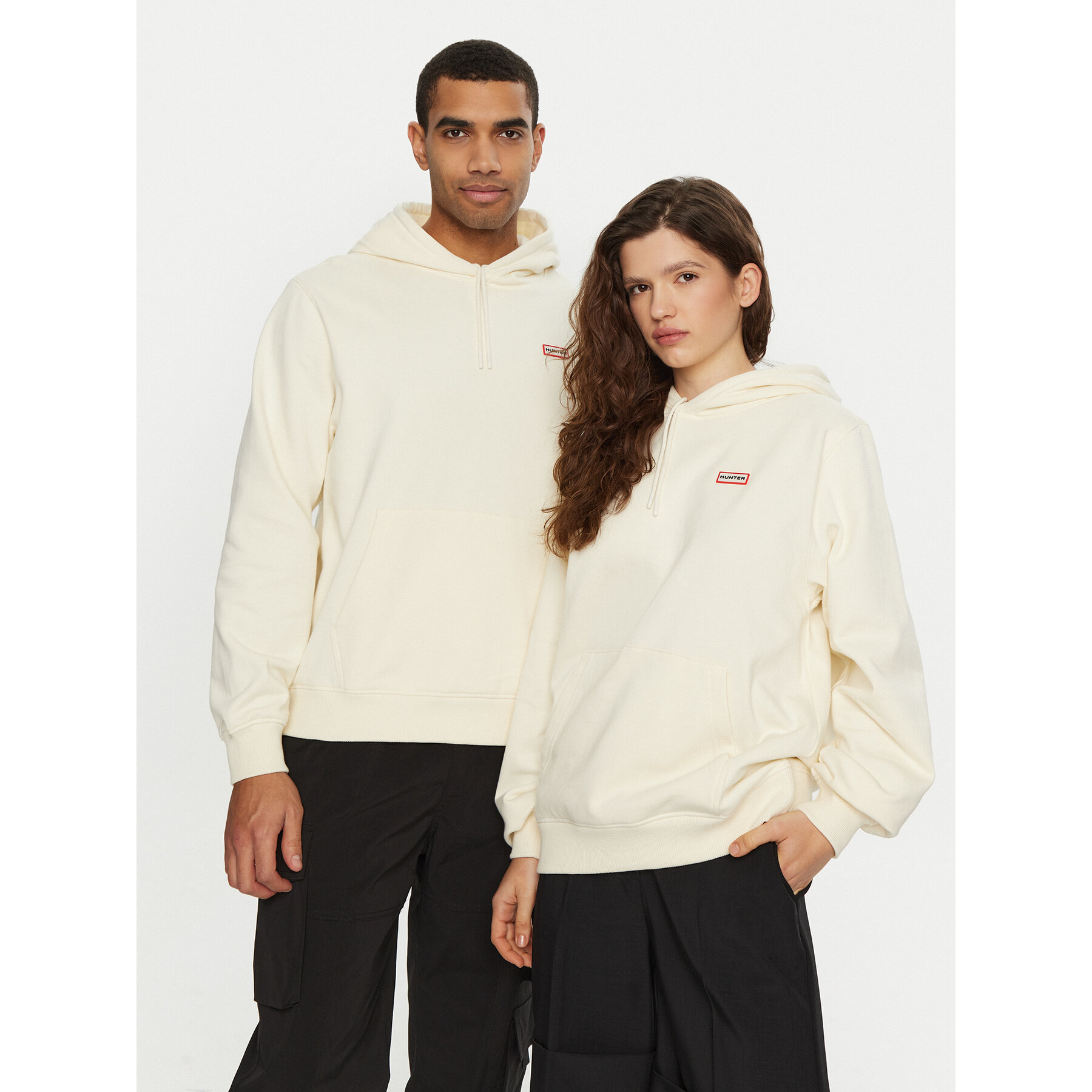 Hunter Majica dugih rukava HARU0008242 Écru Regular Fit
