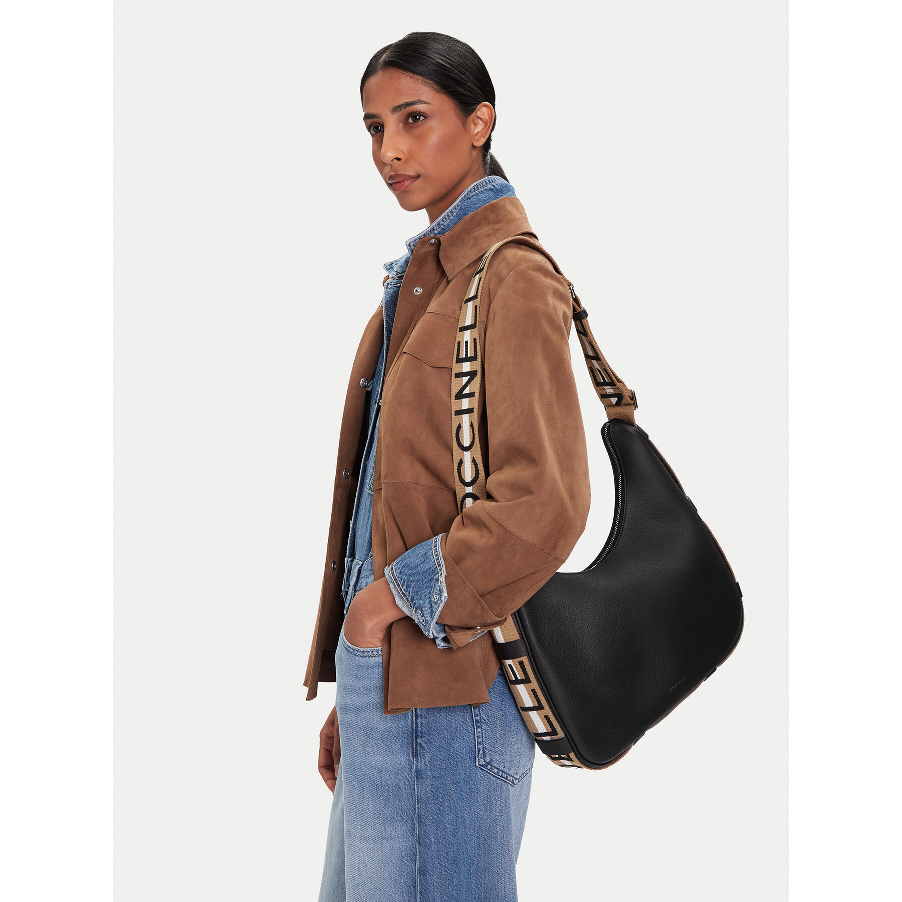 Дамска чанта Coccinelle SQ0 Coccinelle Raquel E1 SQ0 13 01 01 Черен