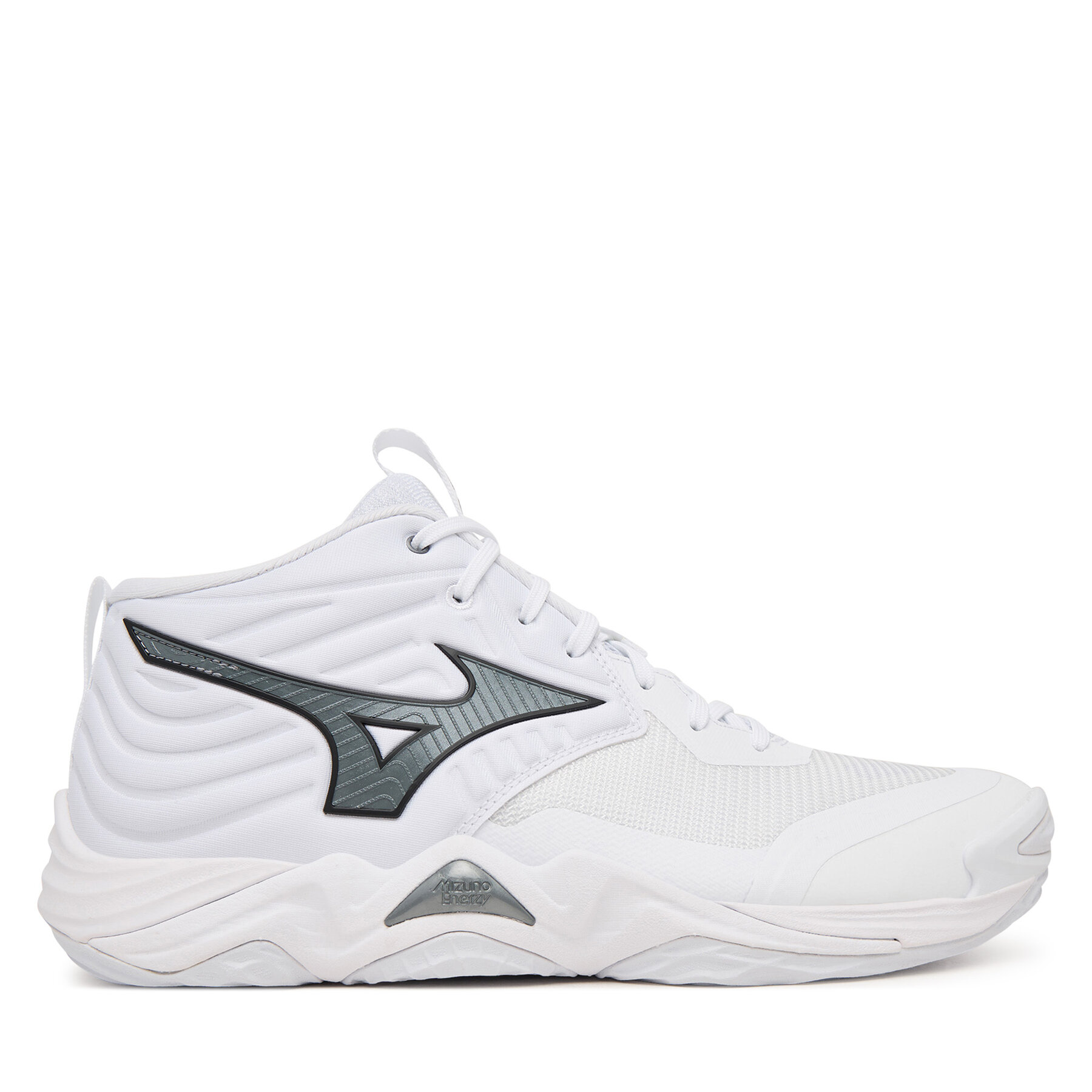 Încălțăminte pentru sporturi de interior Mizuno Wave Momentum Elite Mid V1GA2517 Alb