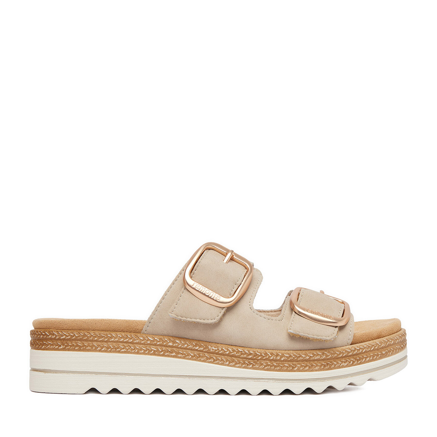 Παντόφλες Remonte CEO-D0Q66-62 Ανοιχτό μπεζ