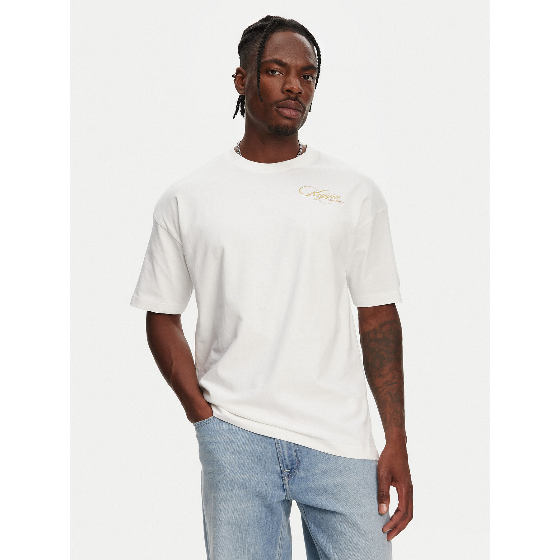 Kappa T-Shirt Nora 361Q6XW Λευκό Regular Fit