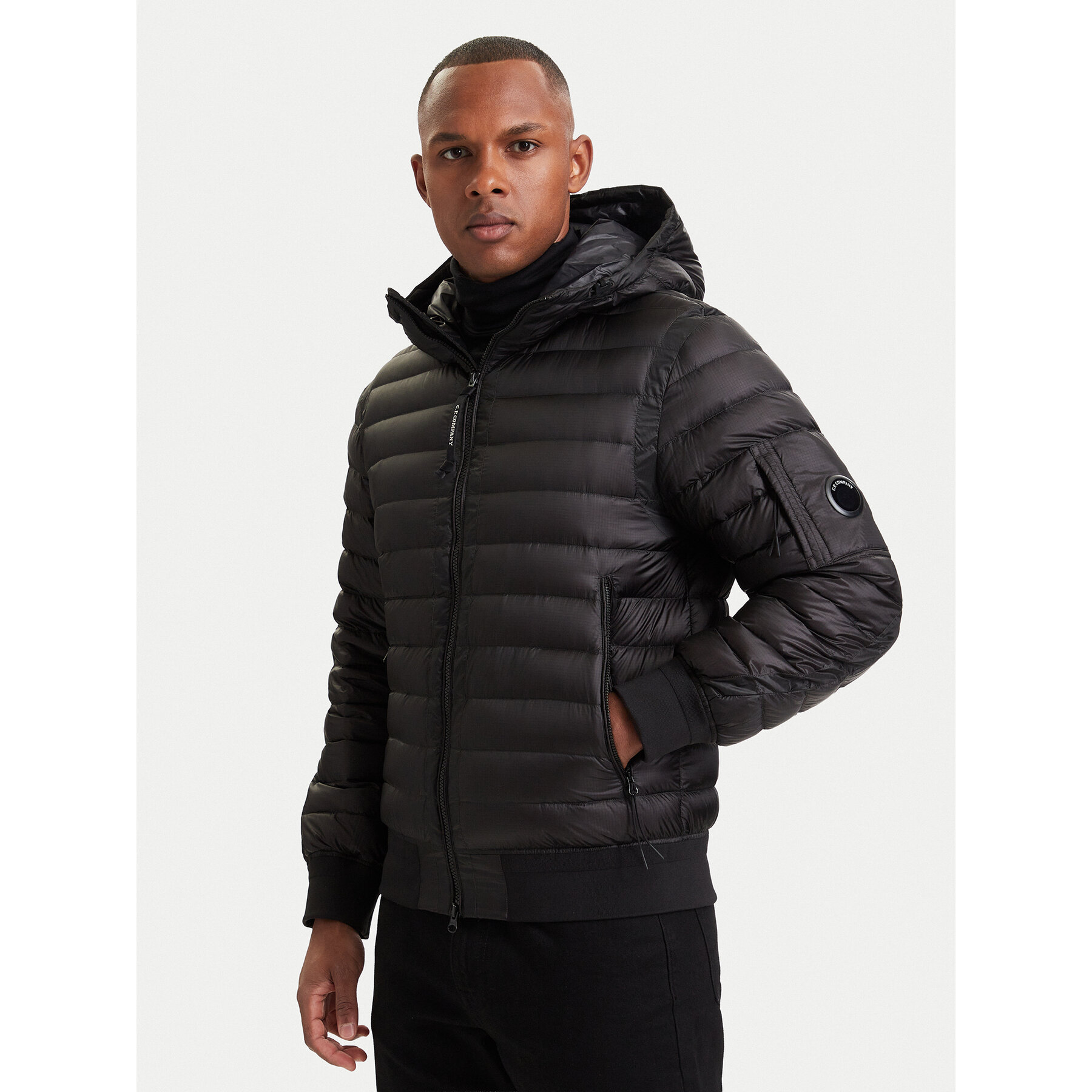 C.P. Company Daunenjacke RCCMOW751A110416A Schwarz Regular Fit