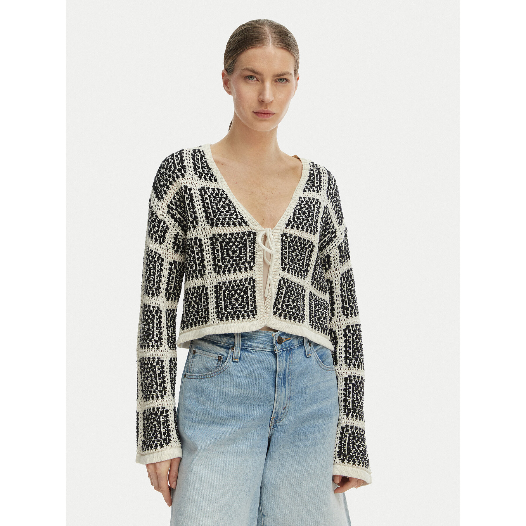 ONLY Strickjacke Loa 15356436 Schwarz Regular Fit