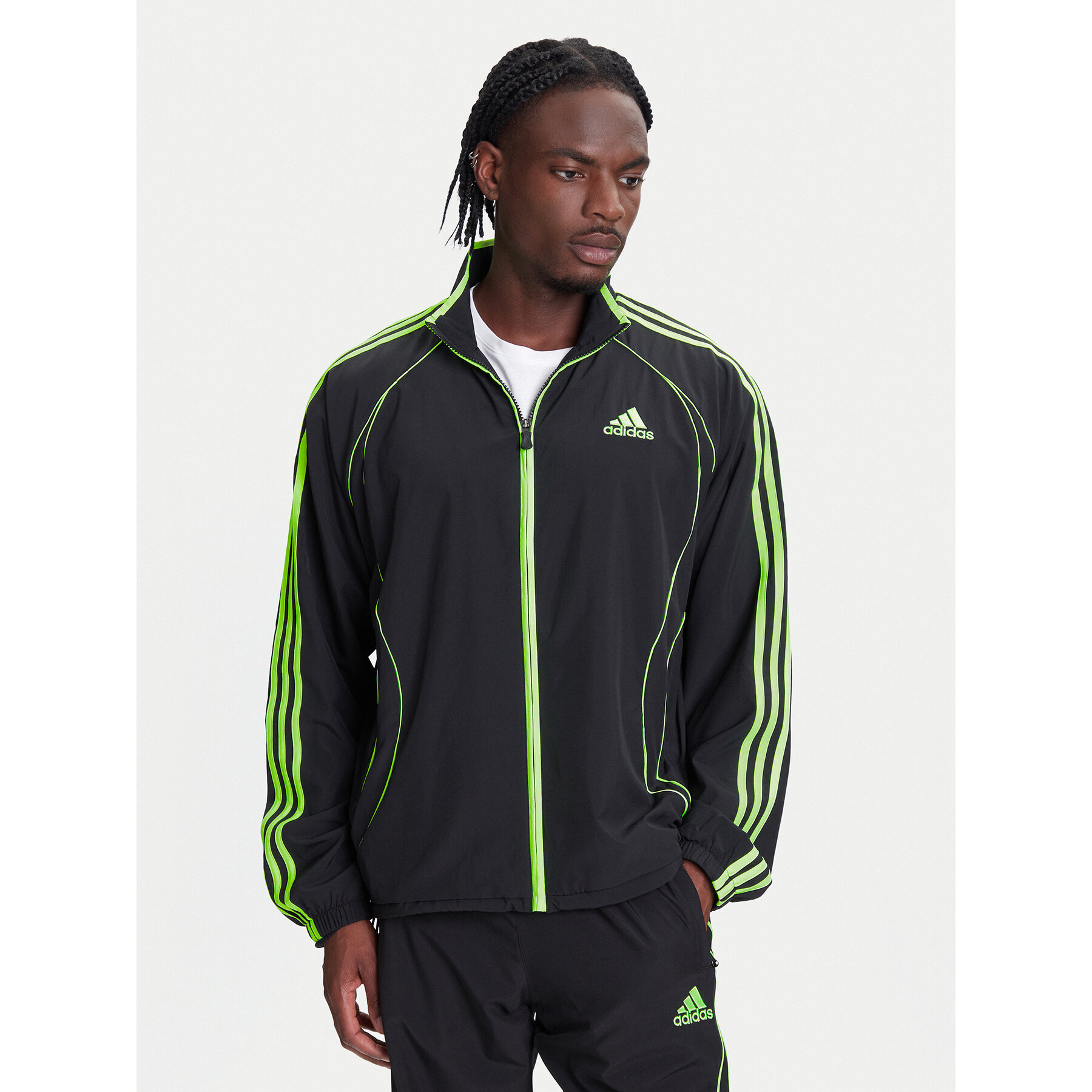 adidas Sweatshirt Teamgeist adicolor JW5866 Schwarz Loose Fit