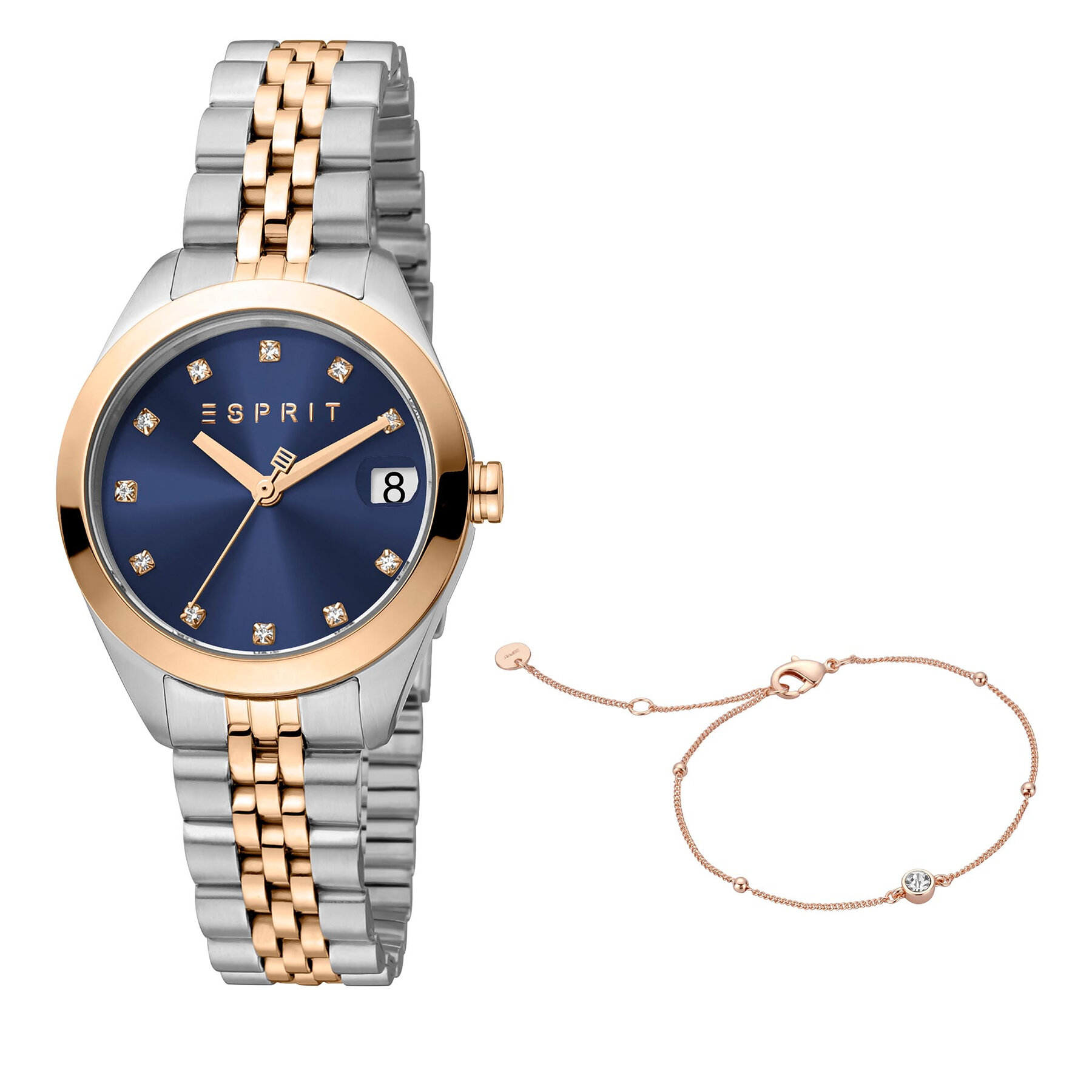 Ceas Esprit ES1L295M0245 Silver/Rose Gold