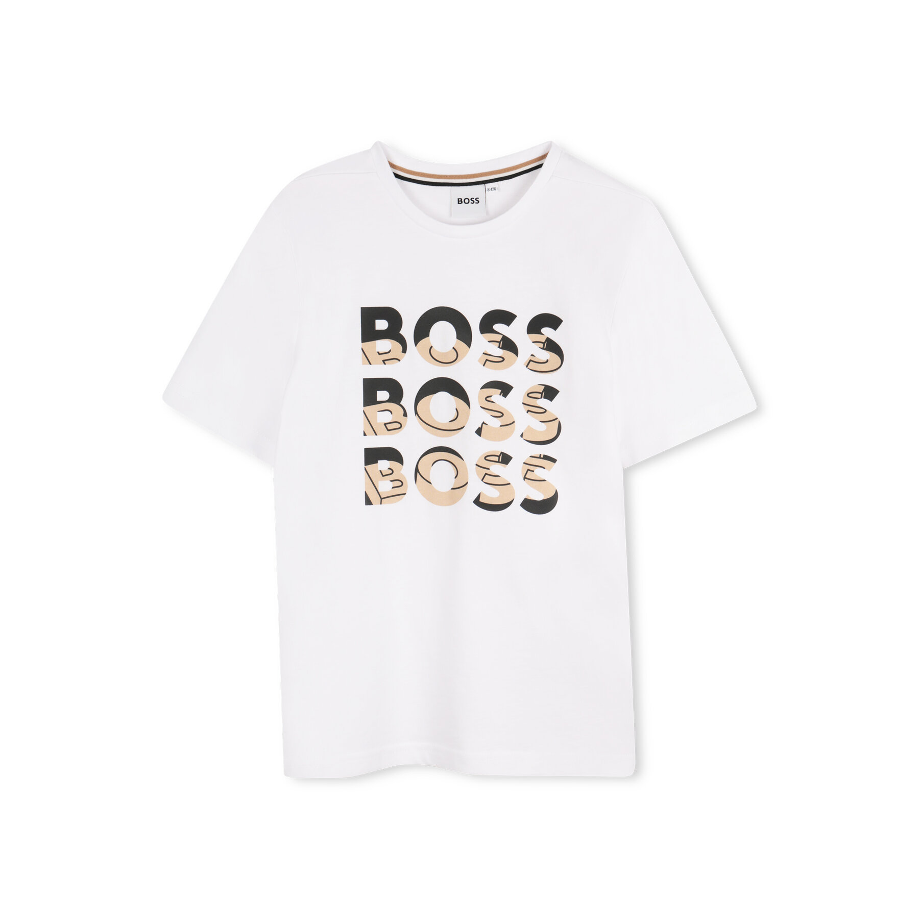 BOSS T-shirt J52038 S Bianco Regular Fit