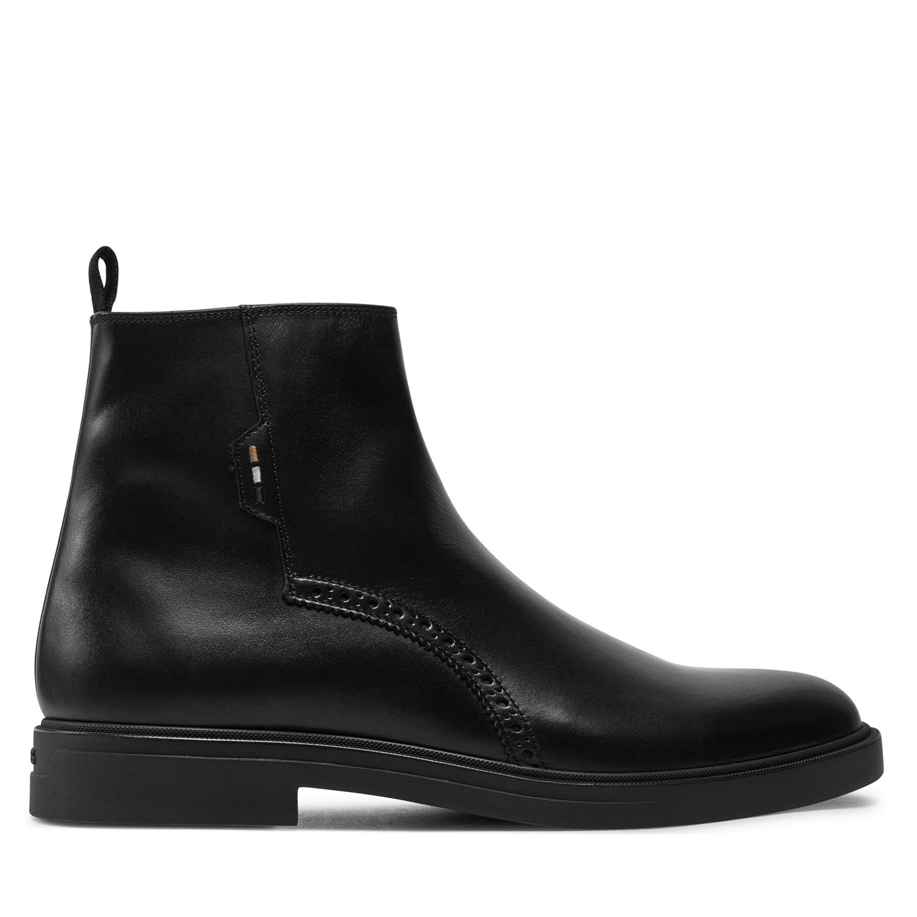 Polokozačky BOSS Calev Boot ltfr 50523867 Černá