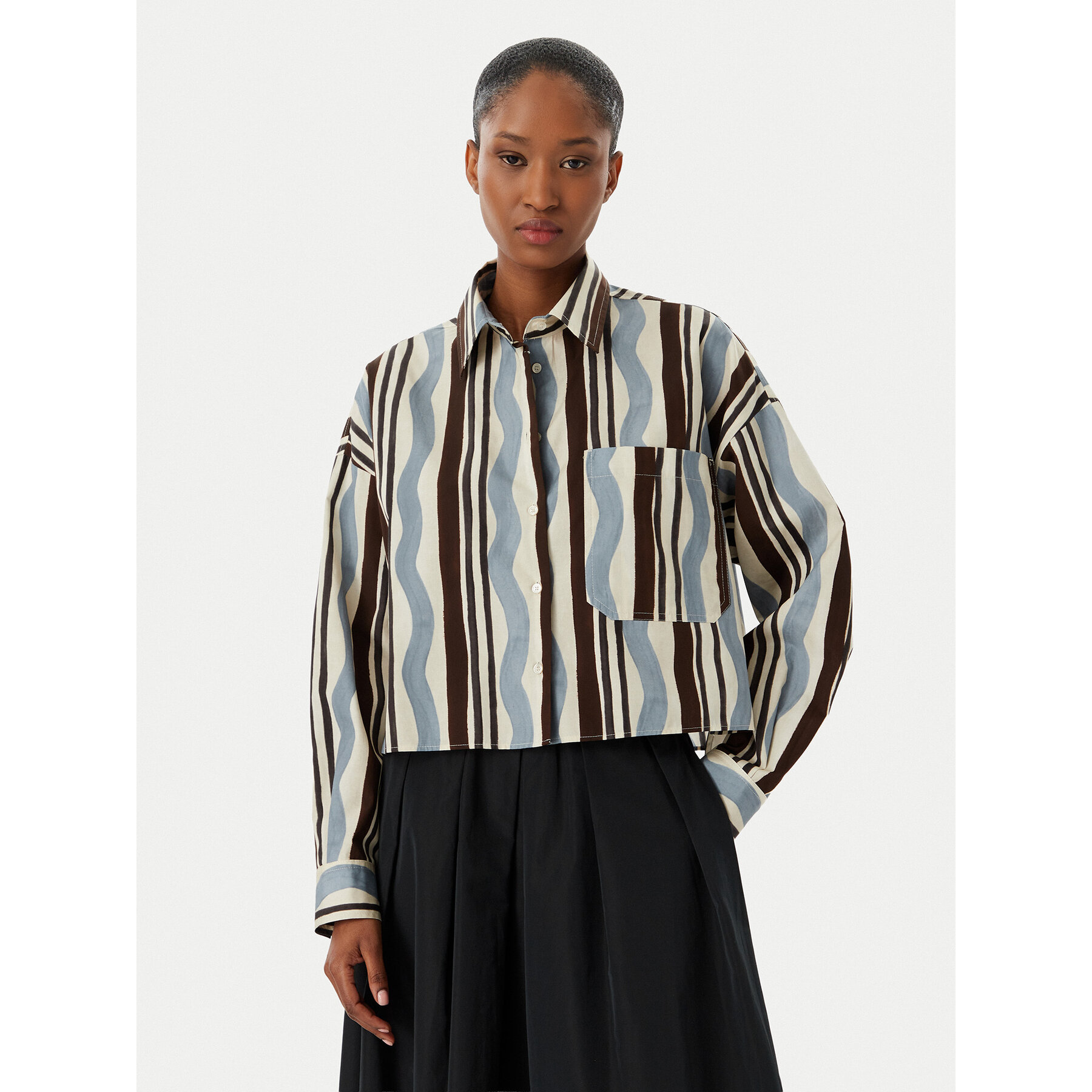 Weekend Max Mara Hemd Ragtime 2515111112 Blau Regular Fit