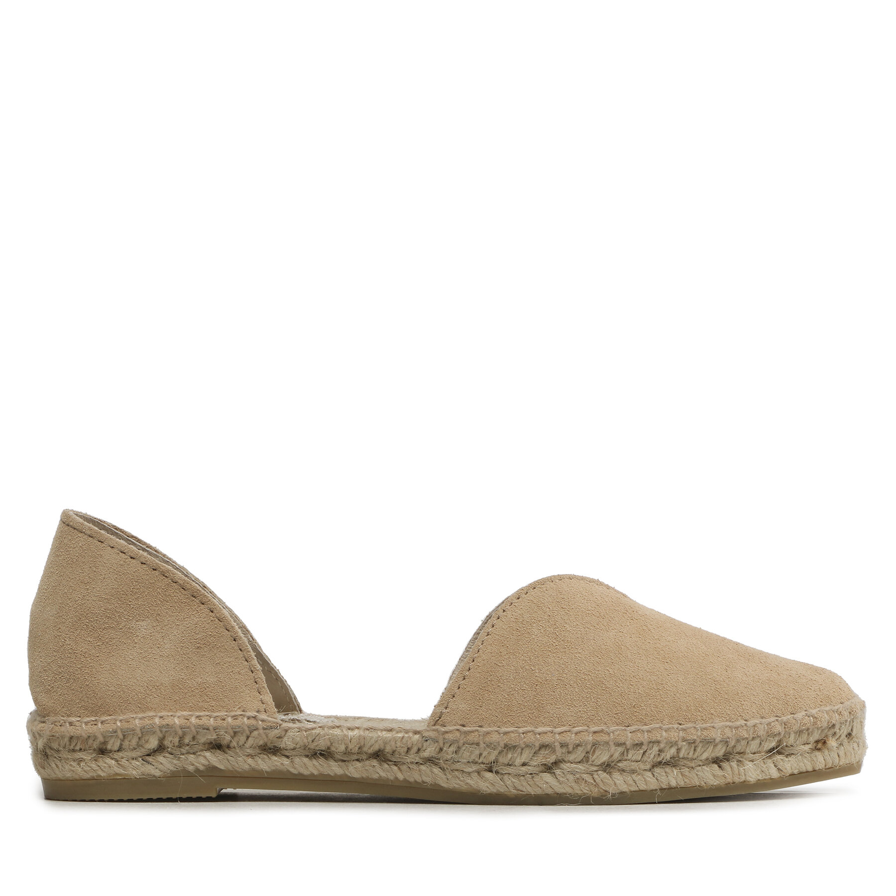 Alpargatas Manebi Suede Open-Side Flats K 1.1 O0 Beis