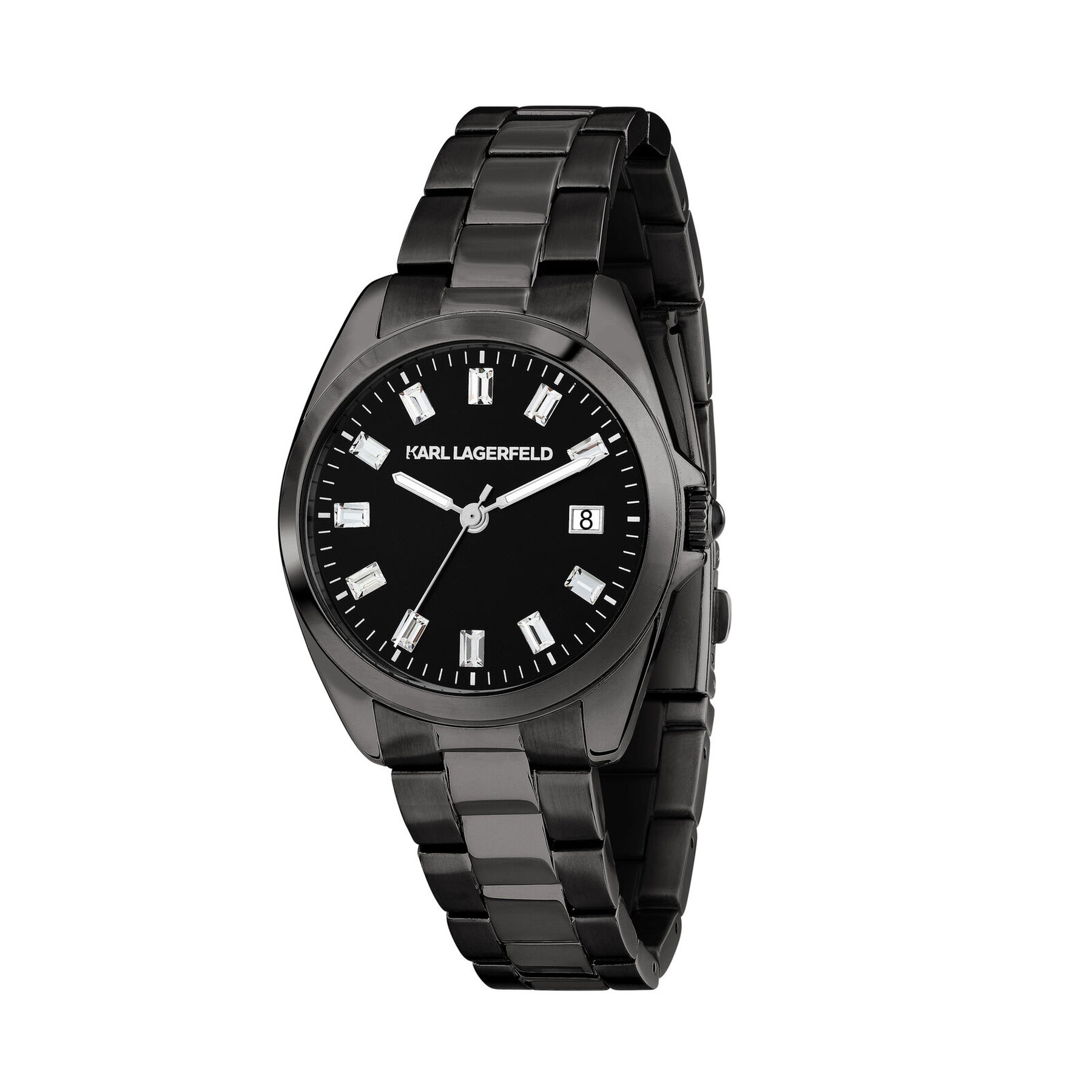 Hodinky KARL LAGERFELD R0553101513 Čierna