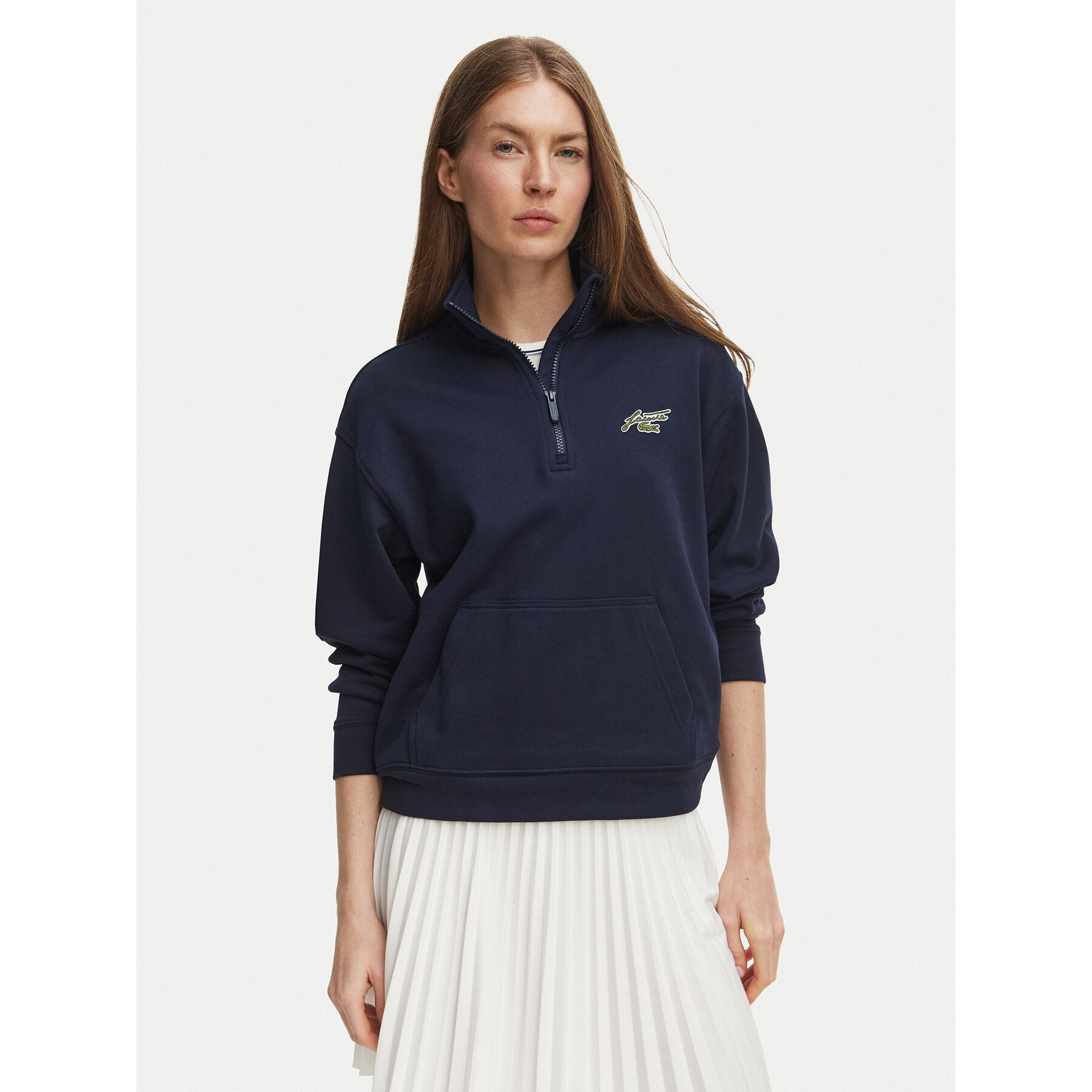 Lacoste Sweatshirt SF8504 Dunkelblau Relaxed Fit