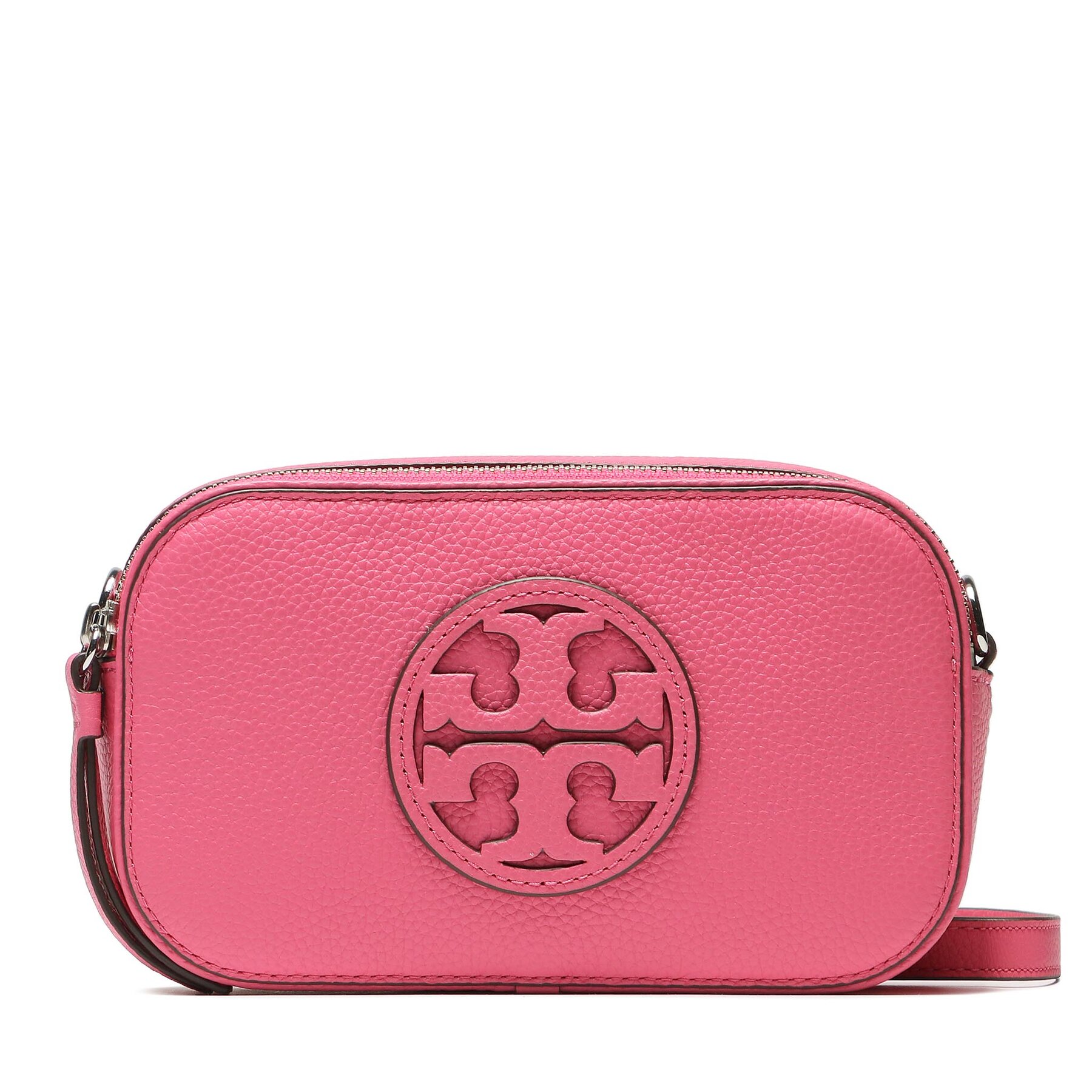 Tory Burch 53245 Perry Tote Colorblock Triplle Compartment Pink Moon