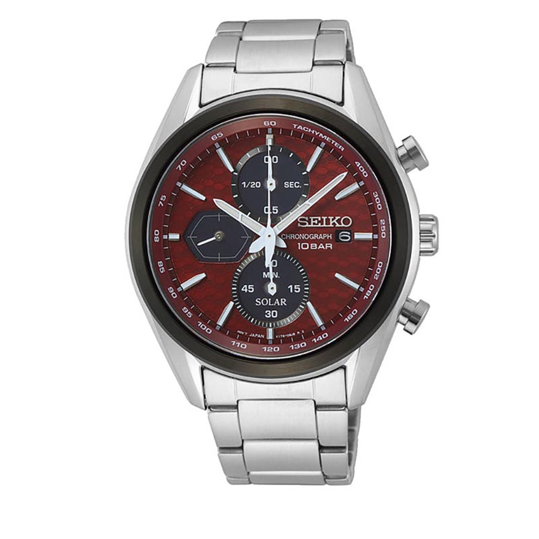 

Годинник Seiko Chronograph Solar SSC771P1 Brwon/Silver, Срібний