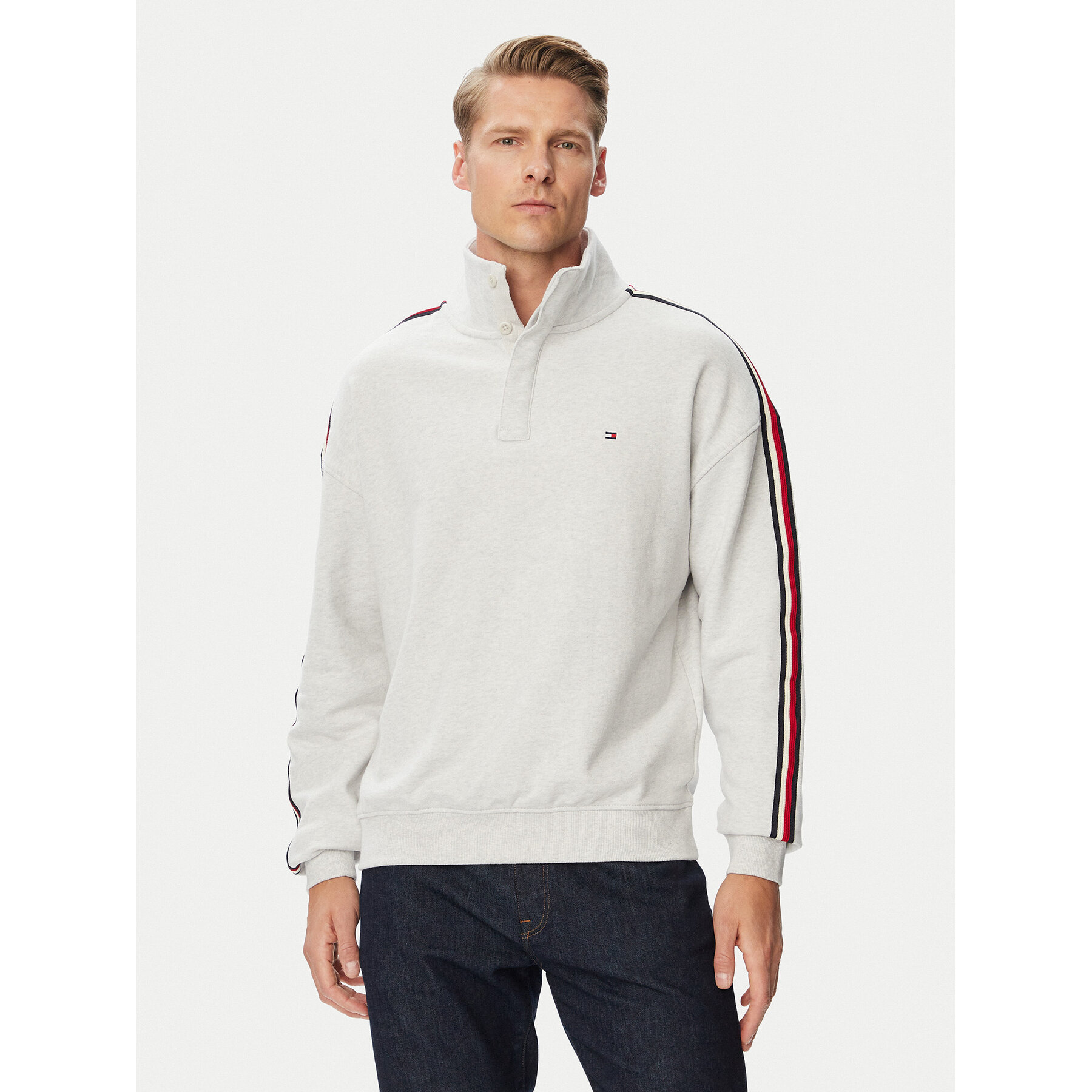 Tommy Hilfiger Sweatshirt UM0UM03942 Hellgrau Regular Fit