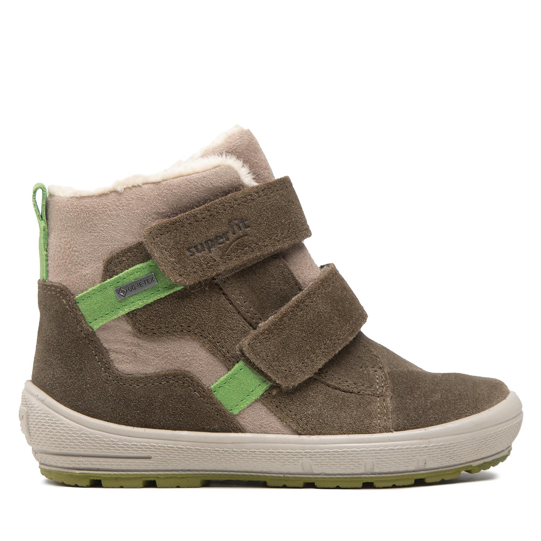Dziecięce Śniegowce Superfit, Rozmiar 27 Khaki GORE-TEX 1-006315-7000 D