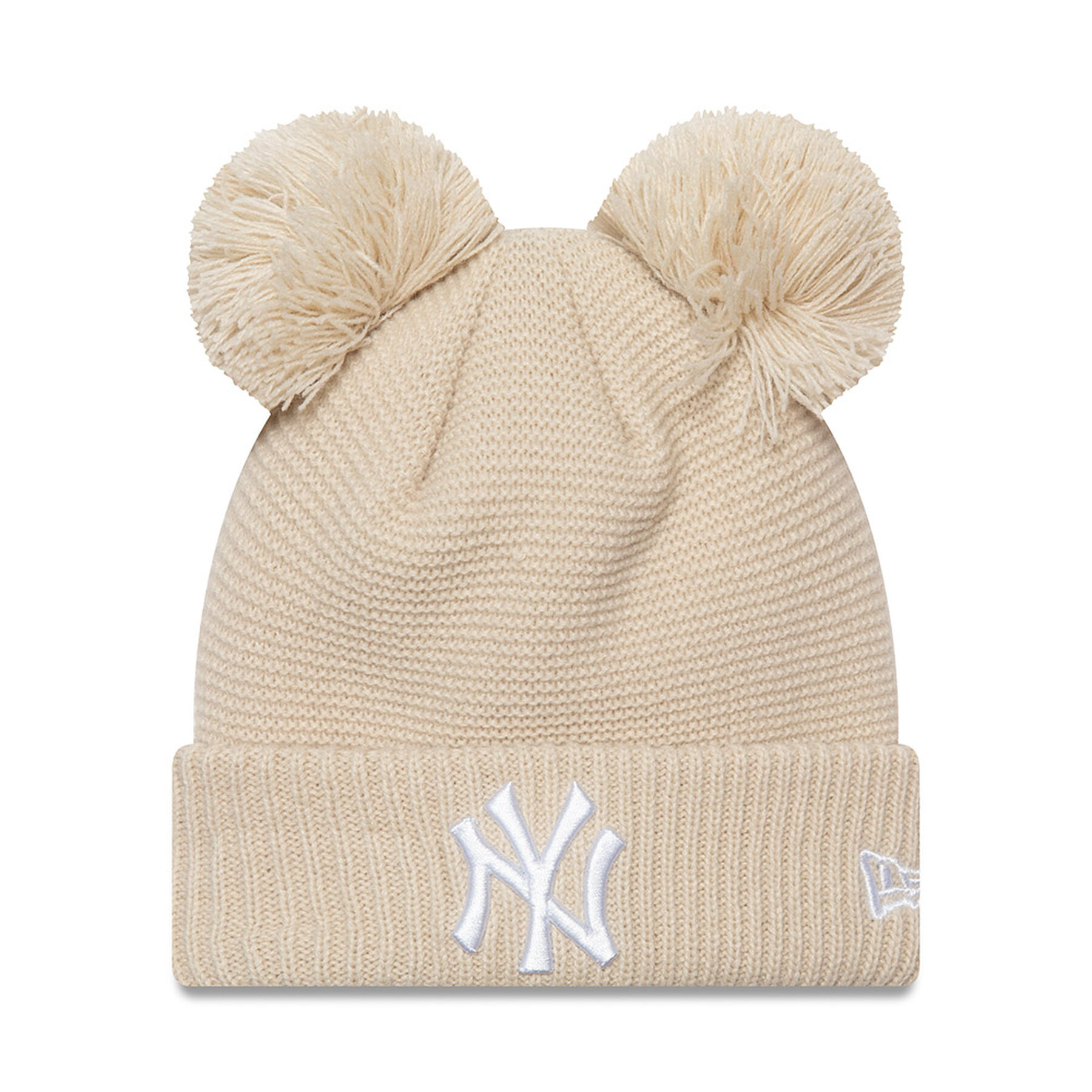 Mössa New Era Double Pom Bea 60565265 Beige