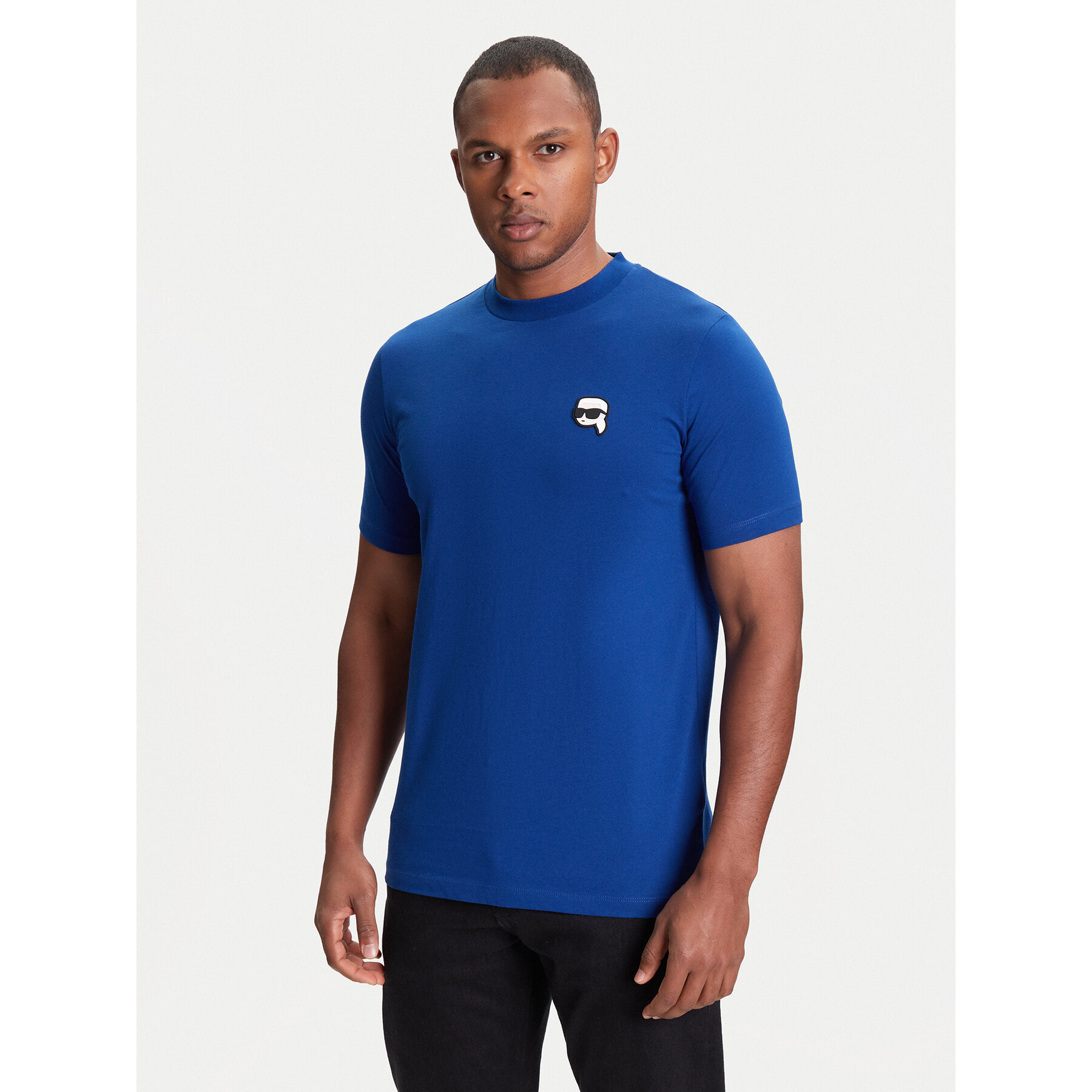 KARL LAGERFELD Póló 755710 553224 Kék Slim Fit