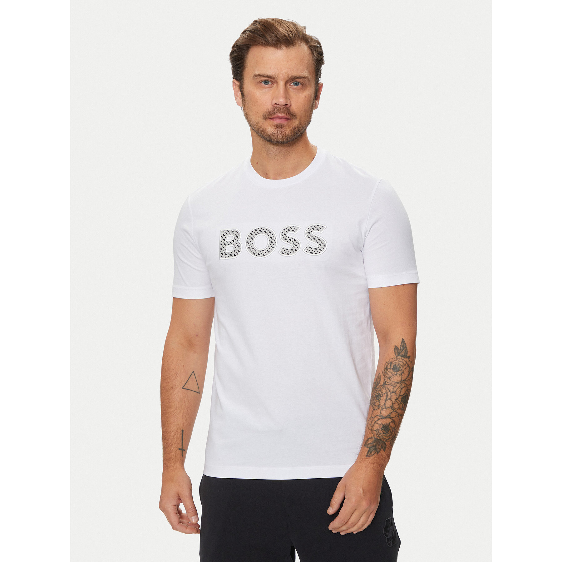 Boss T-shirt C-Thompson 06 50521520 Bianco Regular Fit