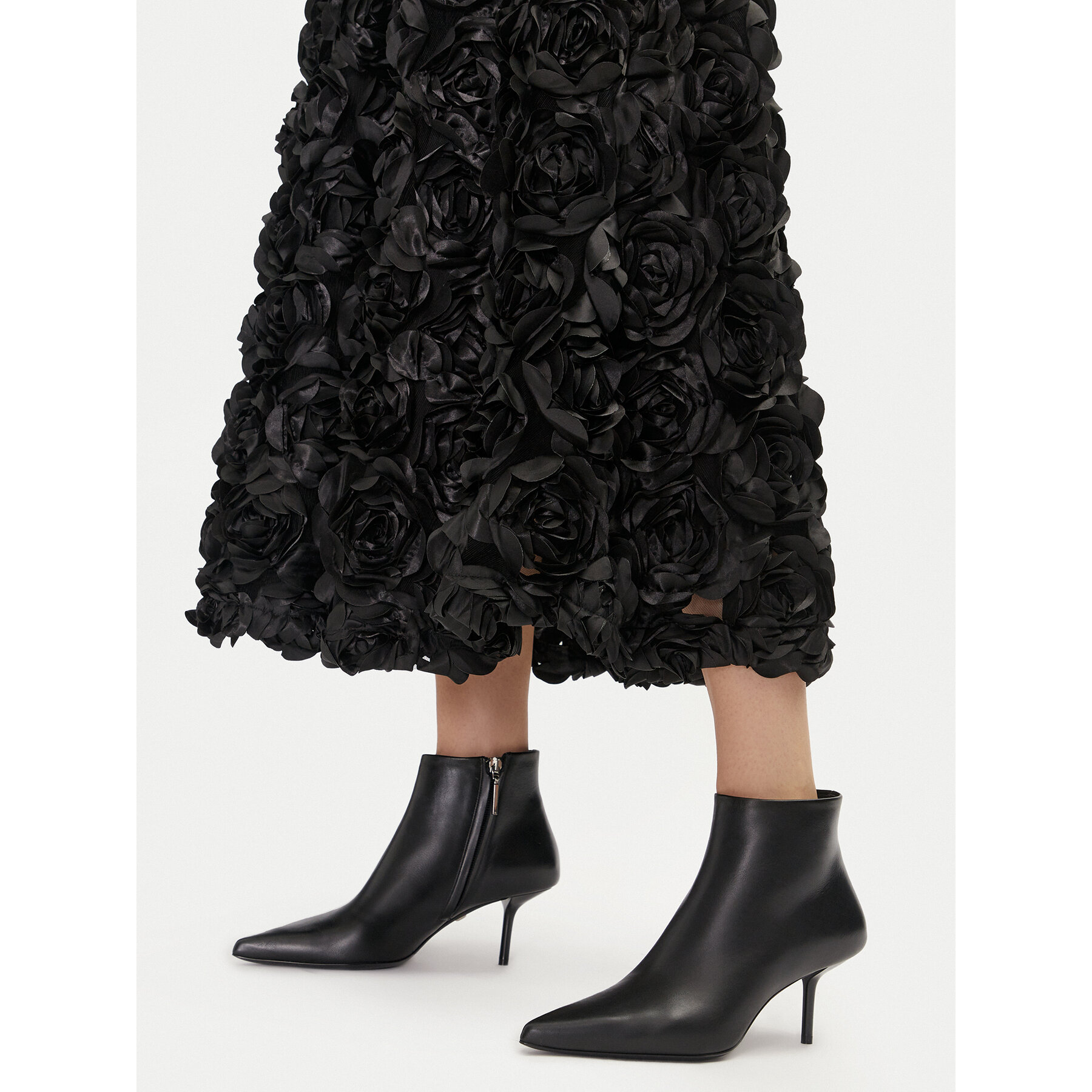 Čizme Max Mara Mmbootie 24247960116 Crna