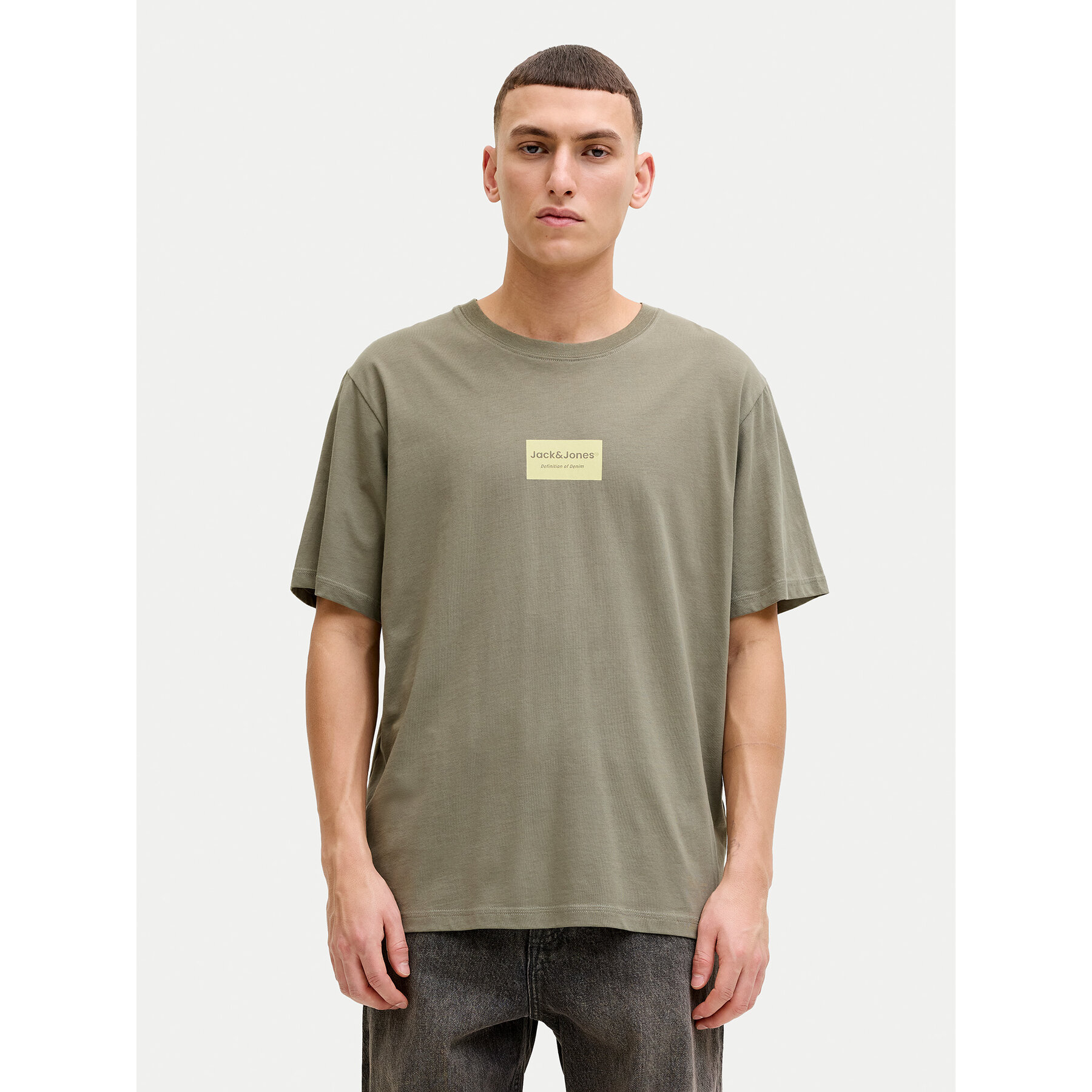 Jack & Jones Camiseta Frank 12288092 Marrón Relaxed Fit