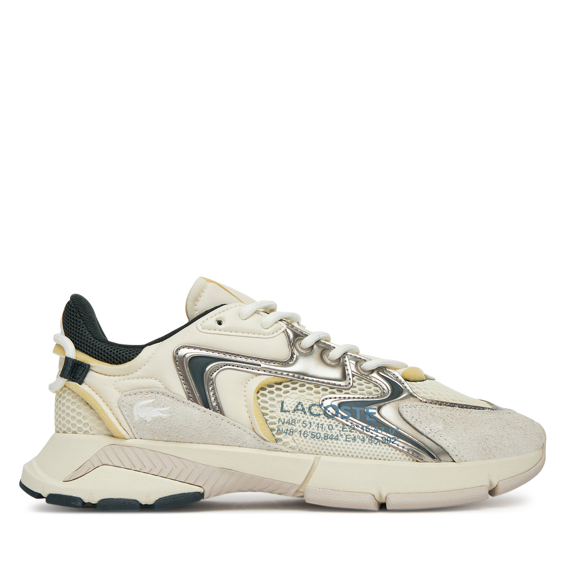 Męskie Sneakersy Lacoste, Rozmiar 42 Biały L003 Neo 7-49SMA0111