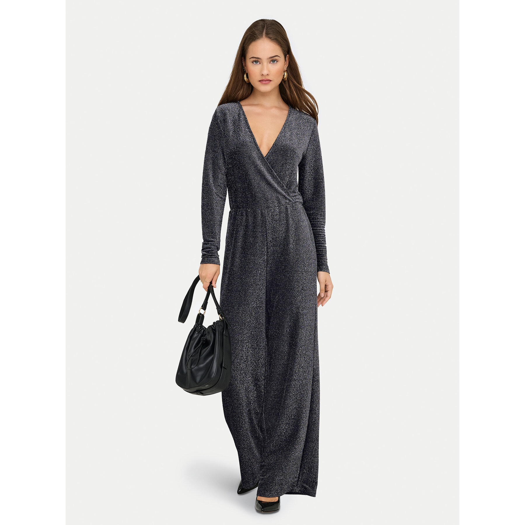 ONLY Jumpsuit Rich 15360280 Grau Regular Fit