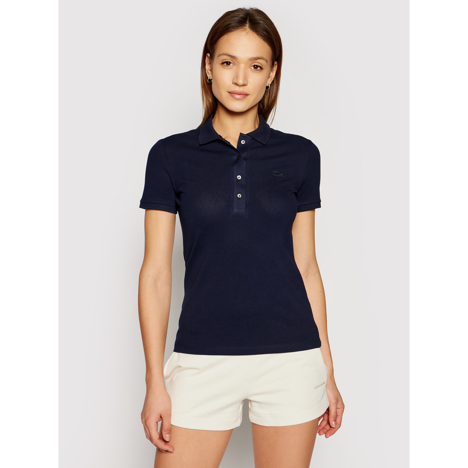 Lacoste Polo PF5462 Blu scuro Slim Fit