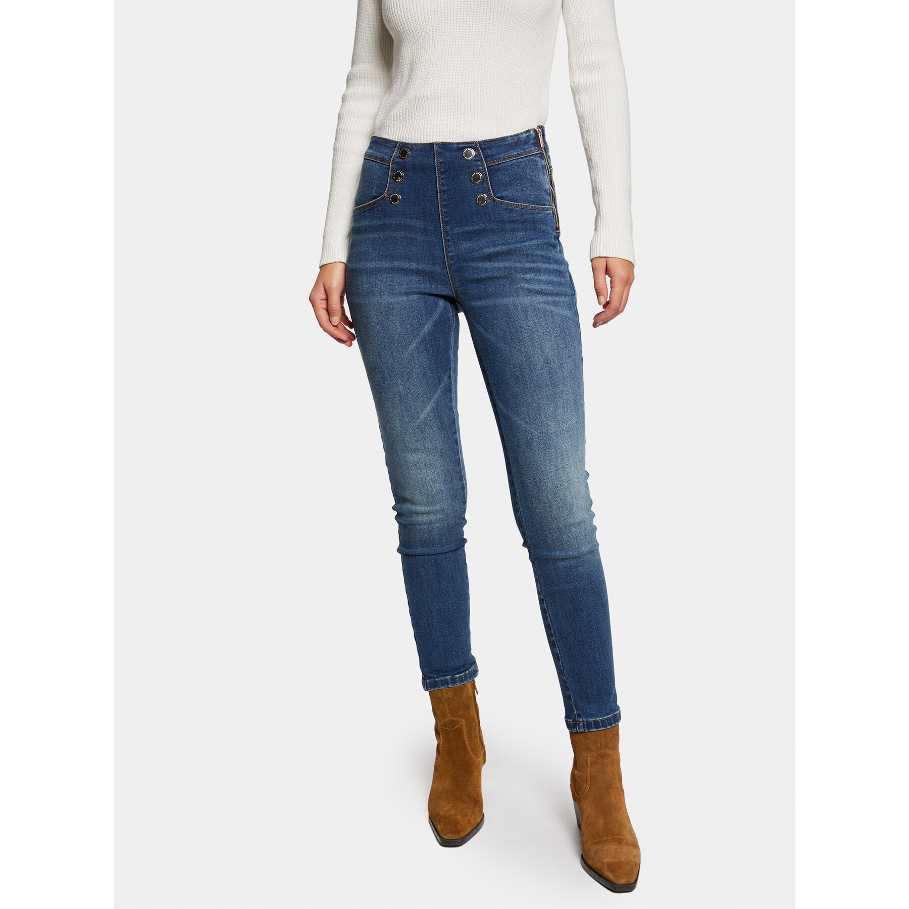 Morgan Jeans 241-PERLA Blau Skinny Fit
